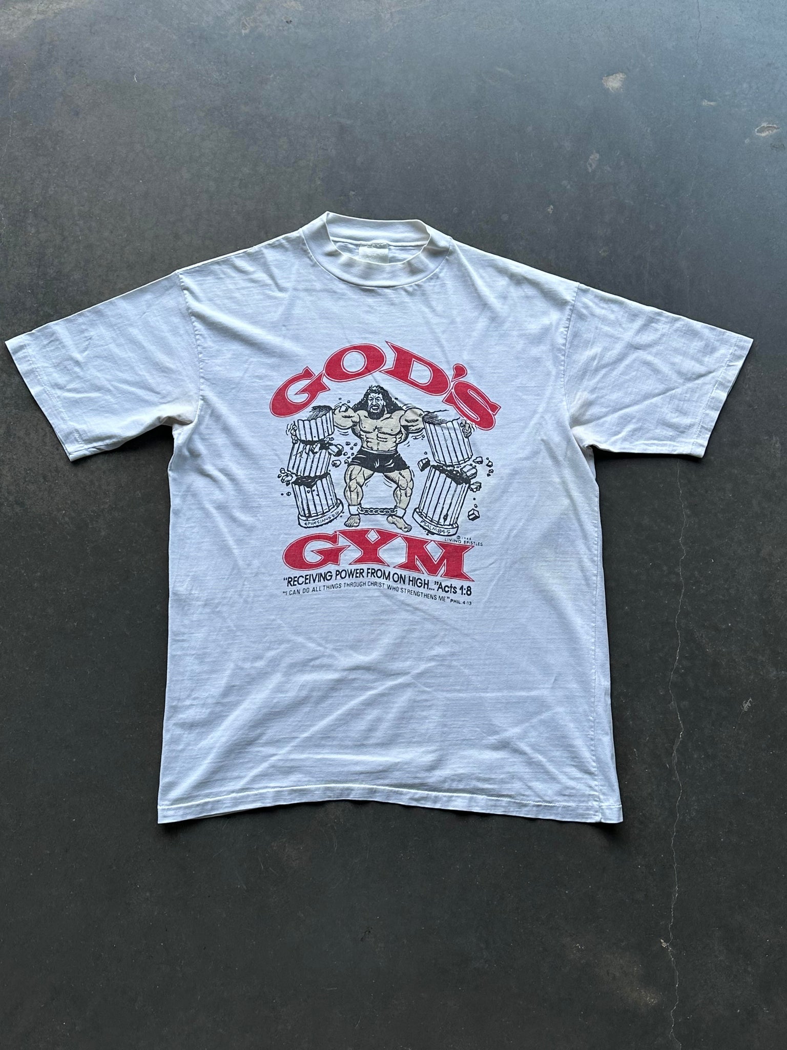 Vintage God's Gym Tee L