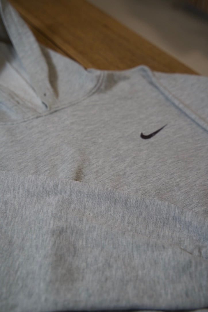 Grey Nike Hoodie Small Tick