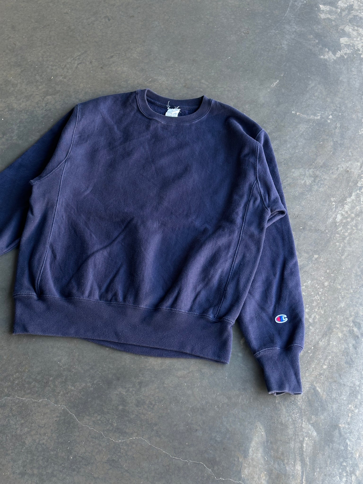 Vintage Champion Blank Sweater L