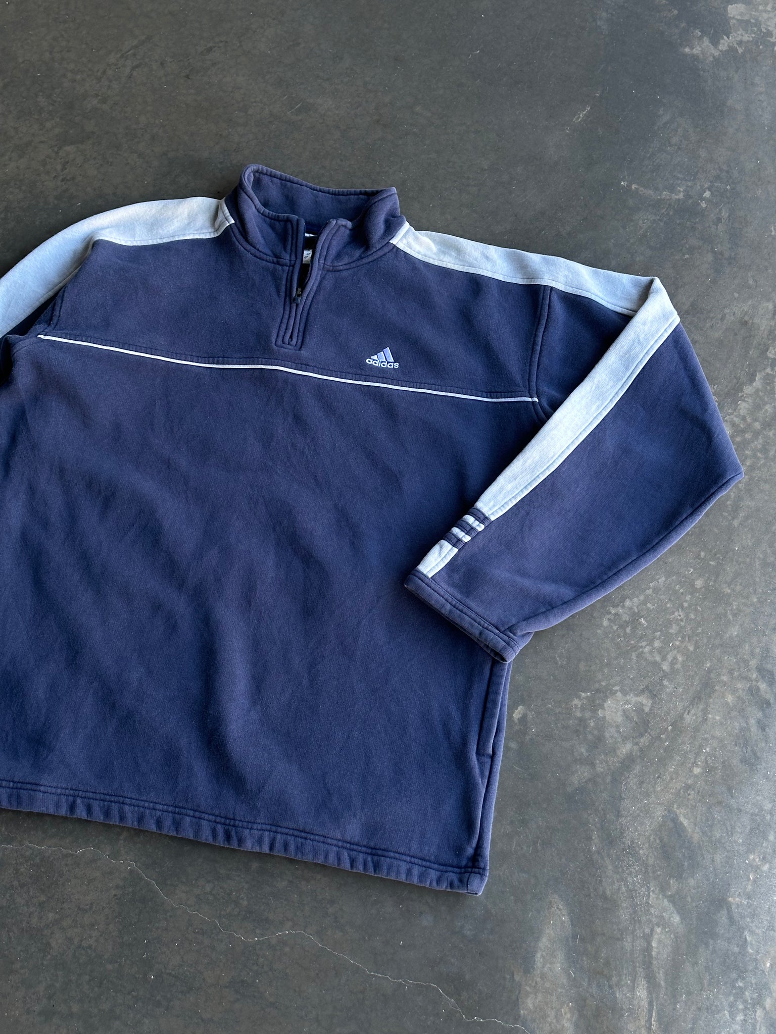 Vintage Adidas QZ Sweater L