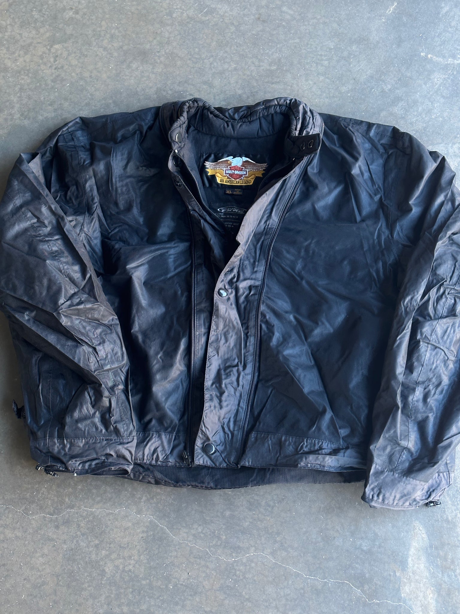 Vintage Harley Davidson Windbreaker XL