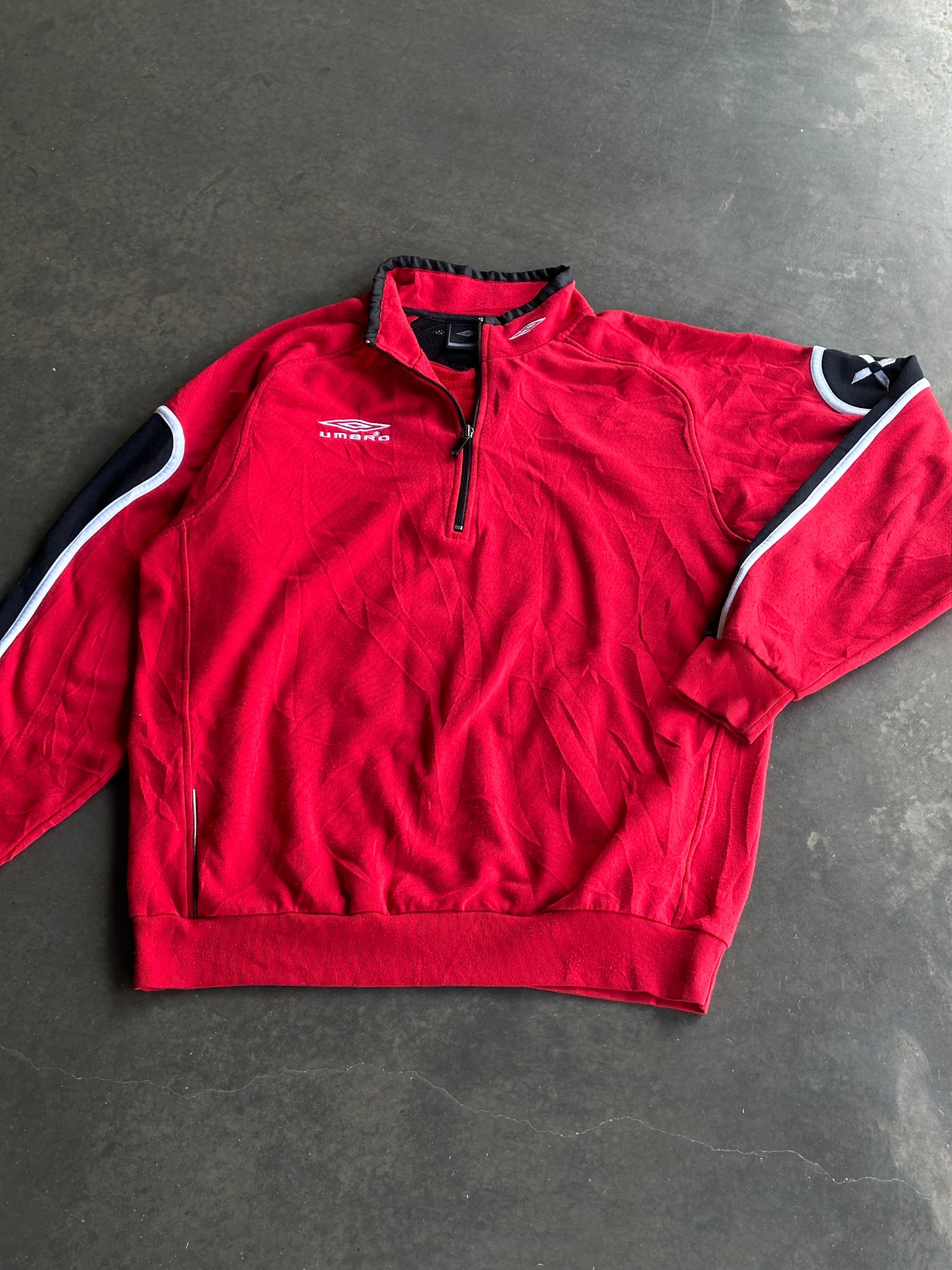 Vintage Umbro QZ Sweater L
