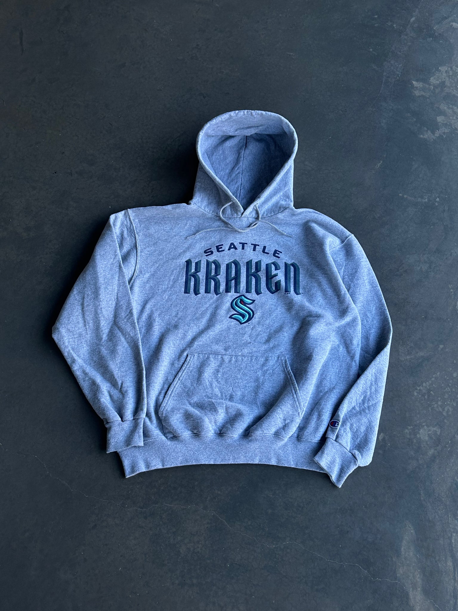 Vintage Seattle Kraken Hoodie L