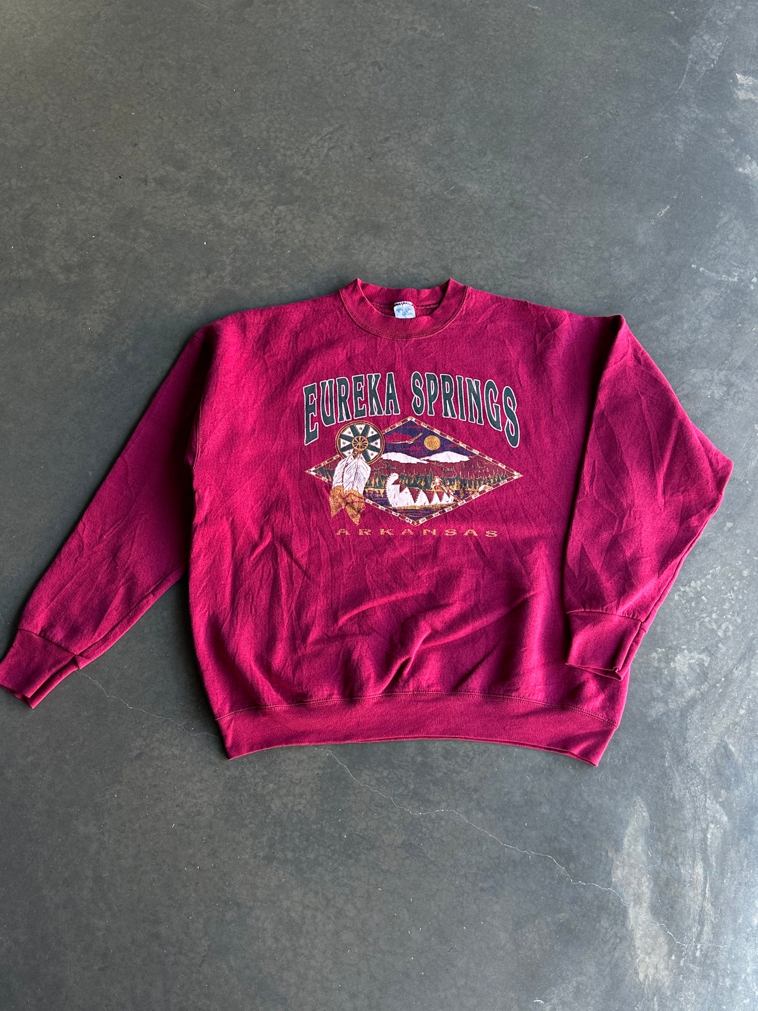 Vintage Eureka Springs Sweater L