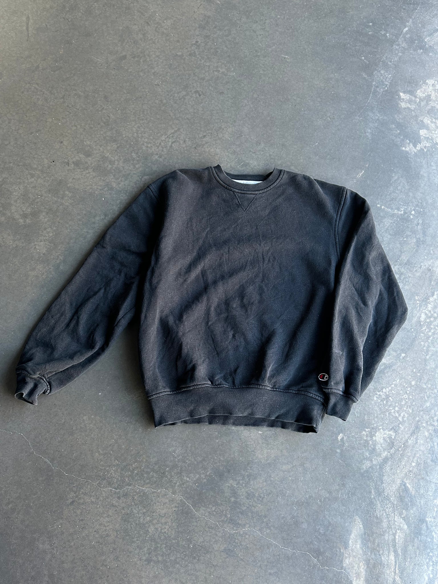 Vintage Champion Blank Sweater L