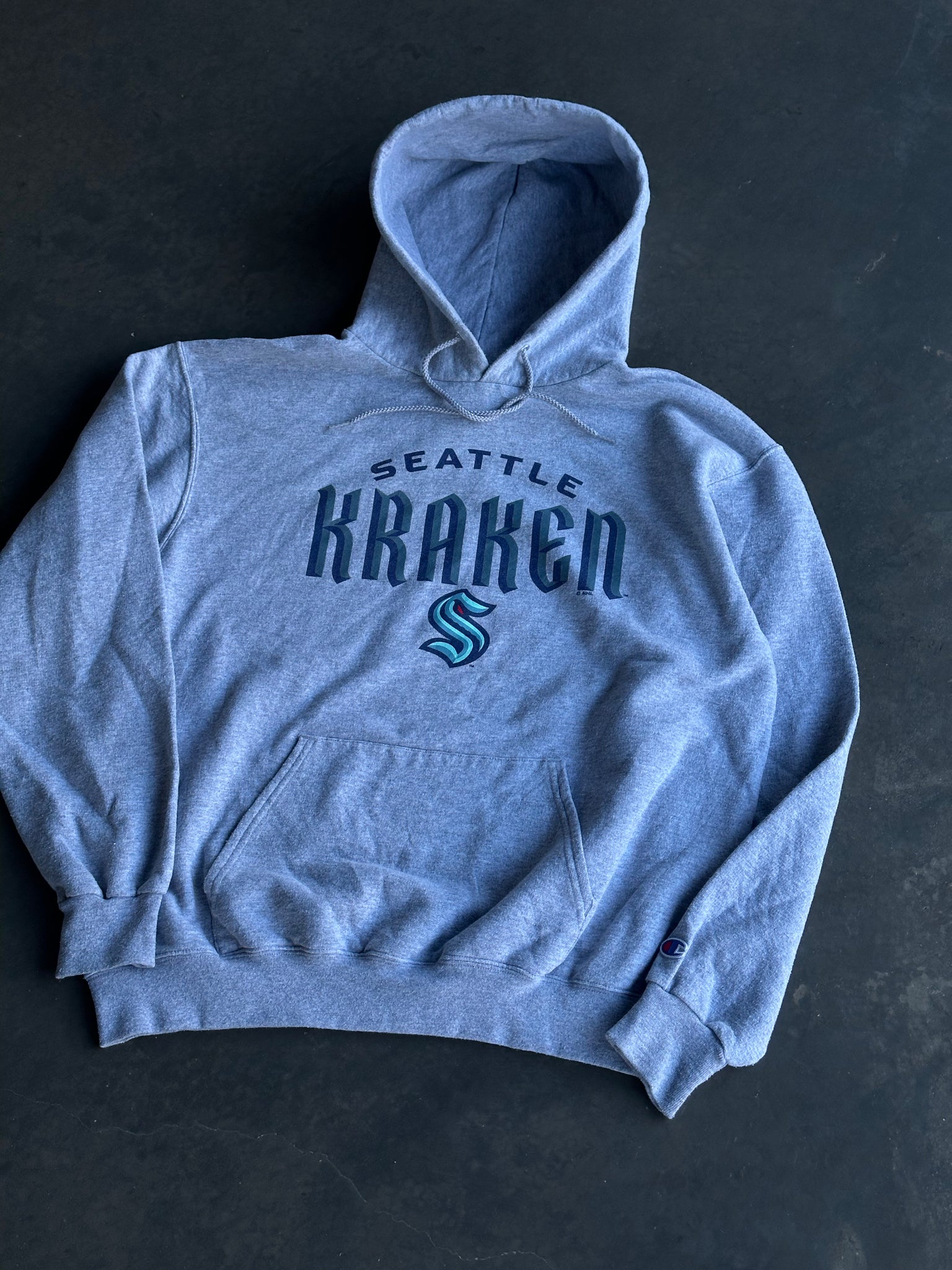 Vintage Seattle Kraken Hoodie L