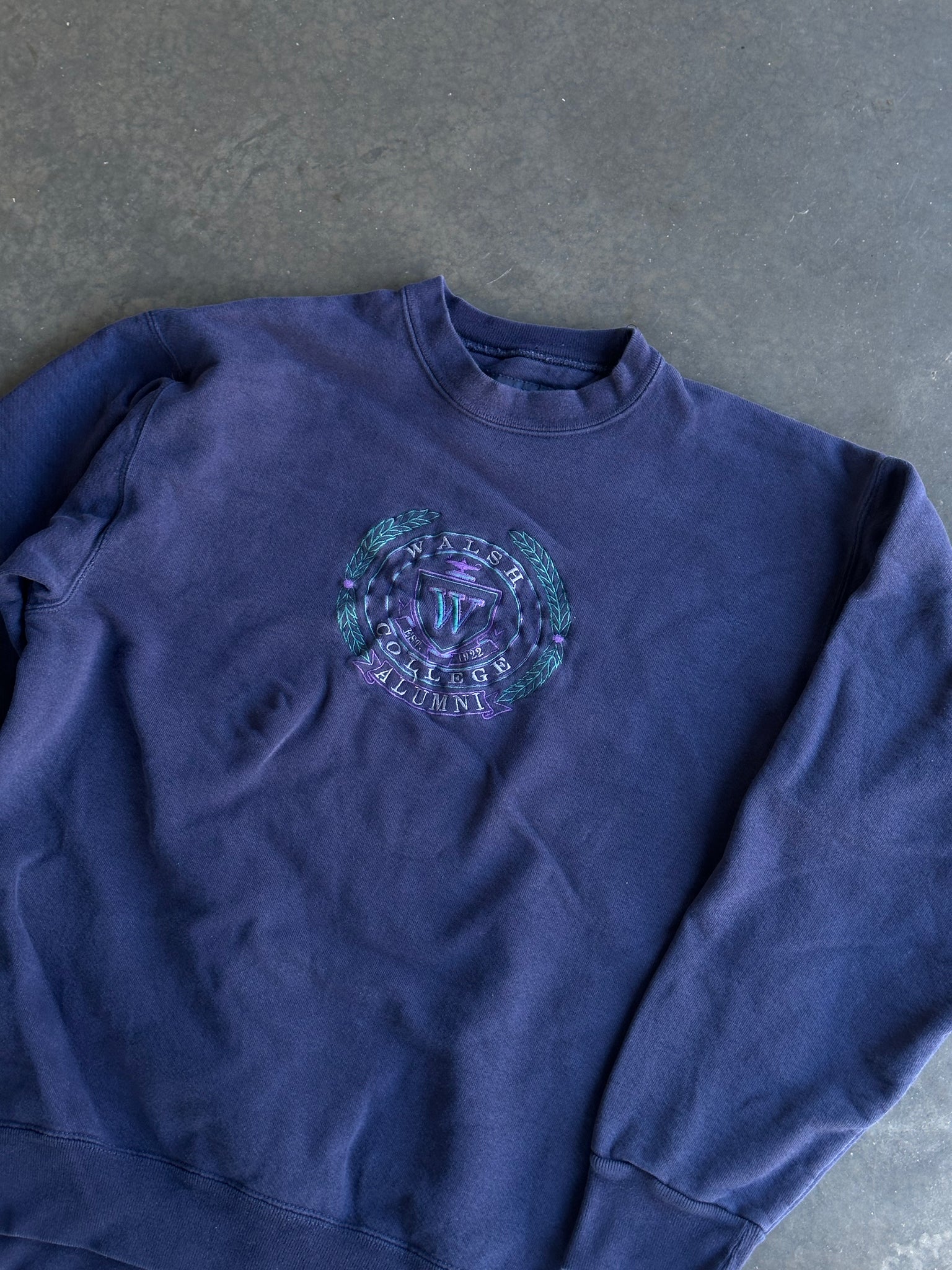 Vintage Walsh College Alumni Sweater L