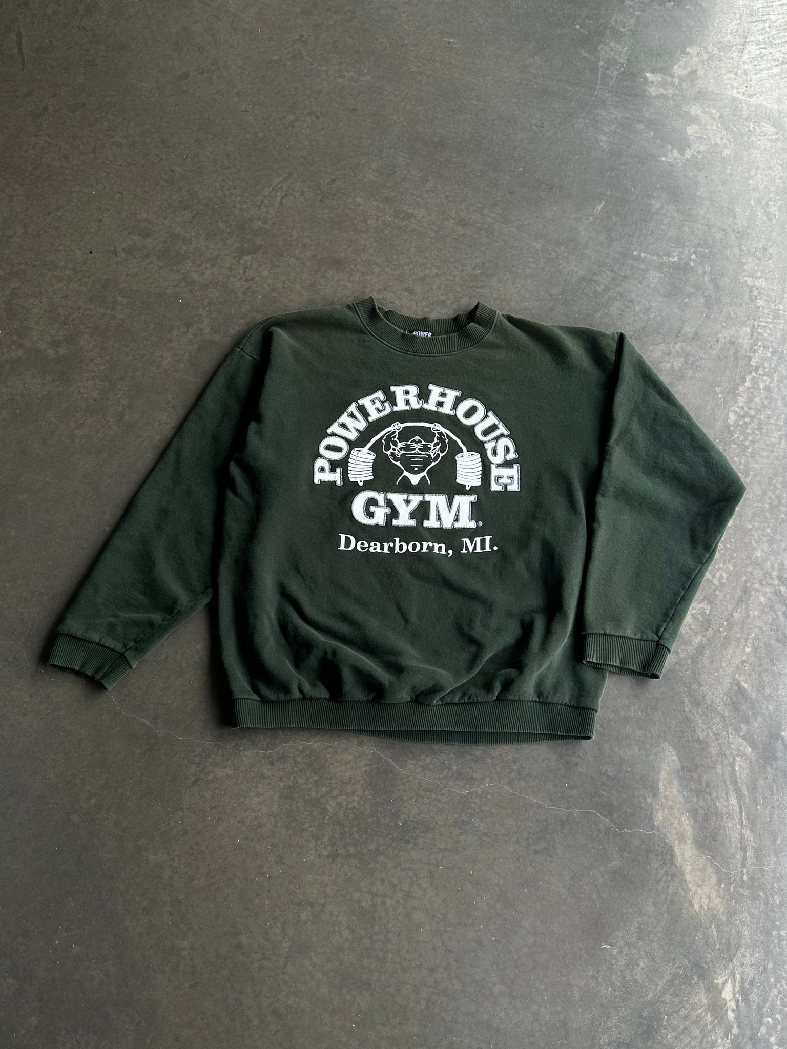 Vintage Powerhouse Gym Sweater L