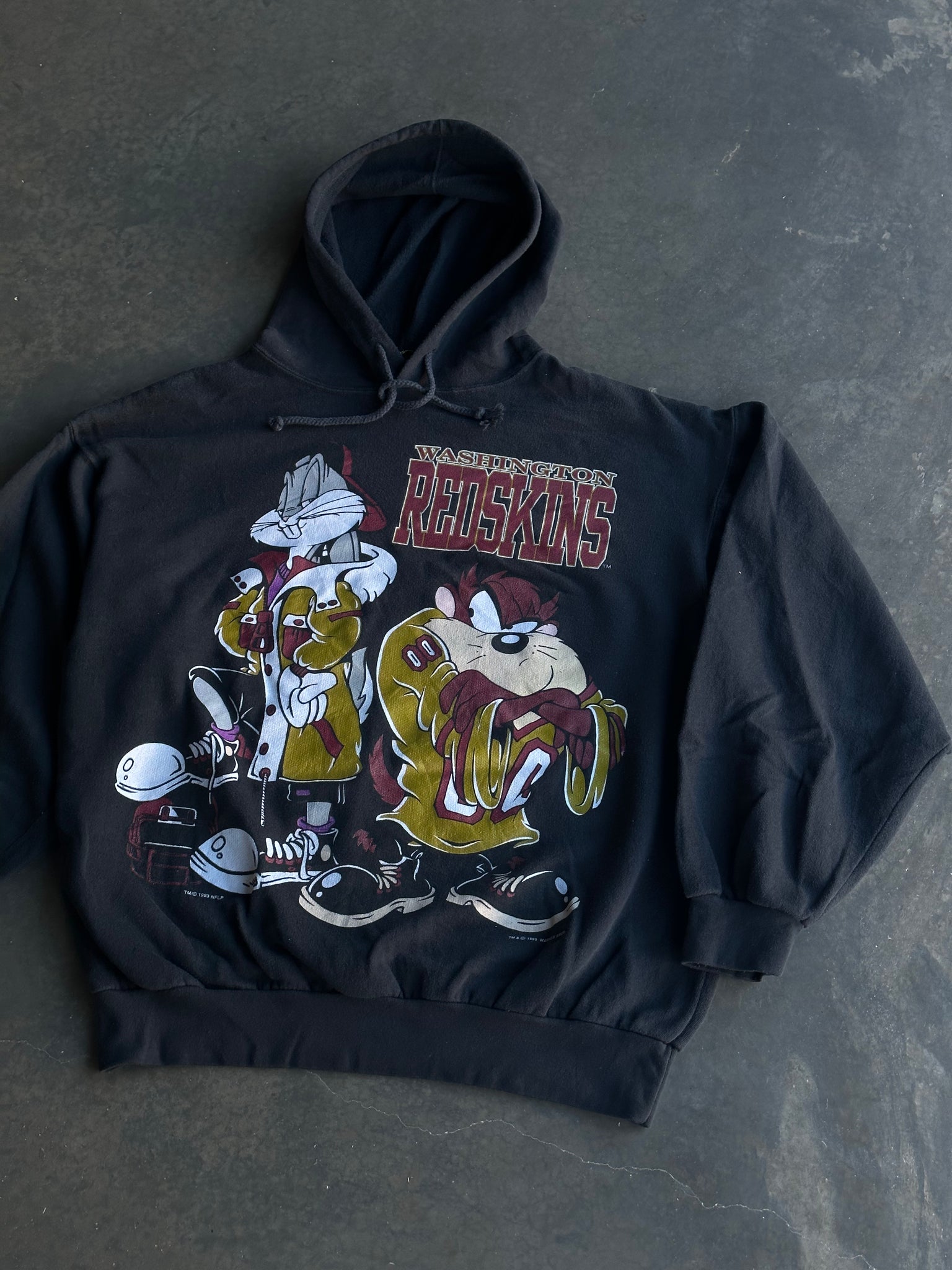 Vintage Redskins Hoodie L