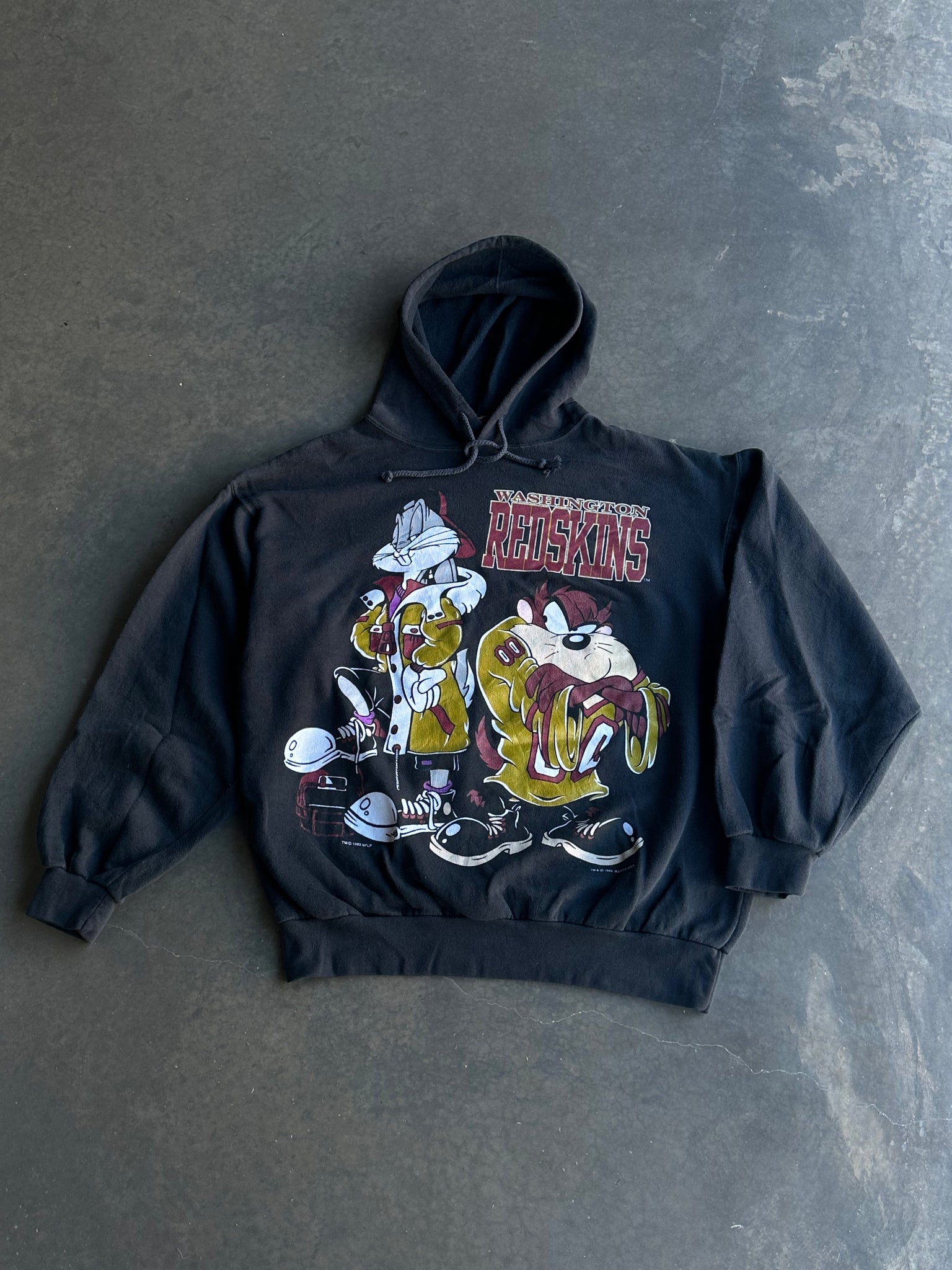 Vintage Redskins Hoodie L