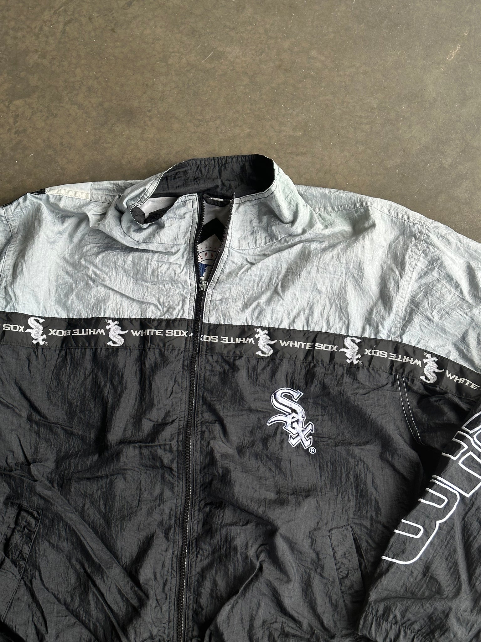 Vintage White Socks Windbreaker