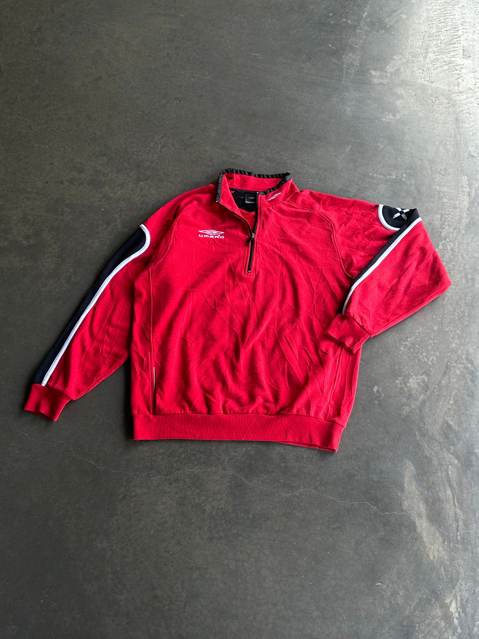 Vintage Umbro QZ Sweater L