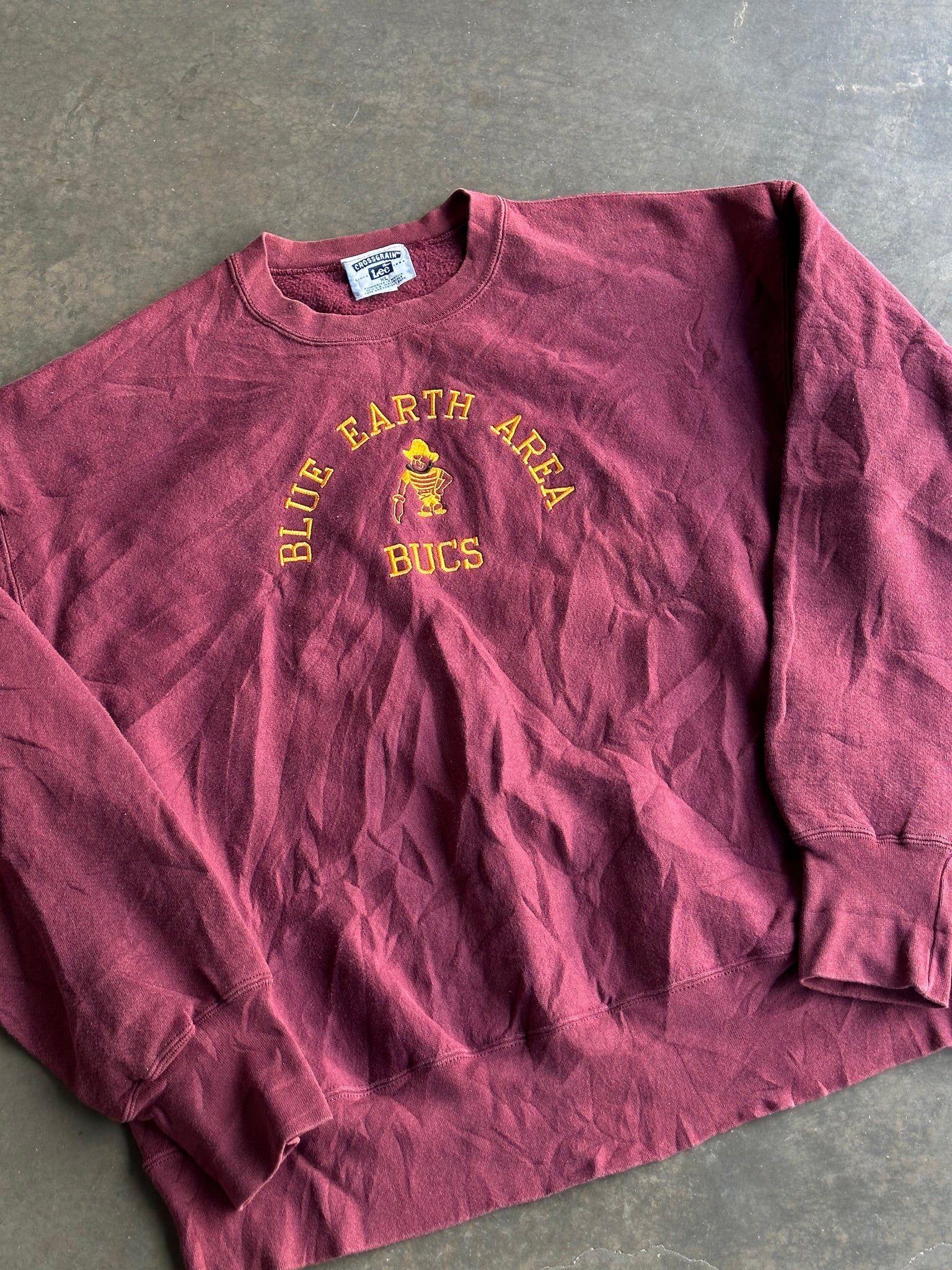 Vintage Blue Earth Area Sweater L