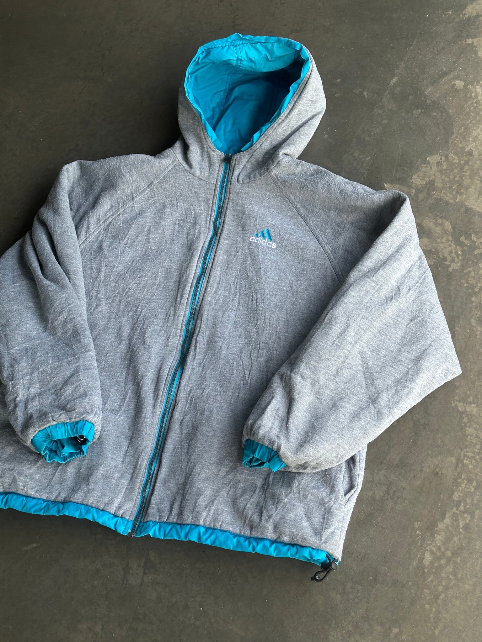 Vintage Adidas Reversible Windbreaker XL