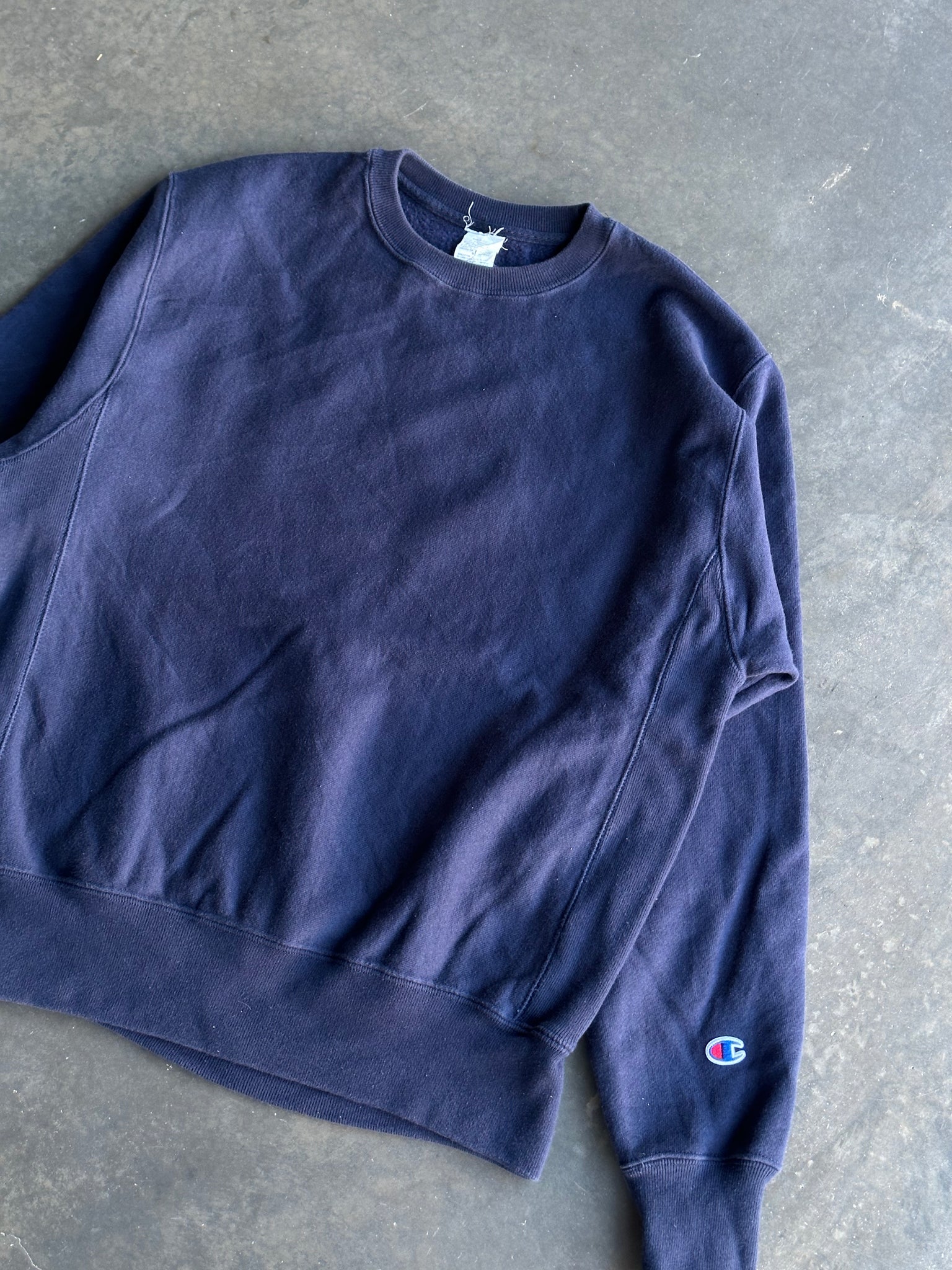 Vintage Champion Blank Sweater L