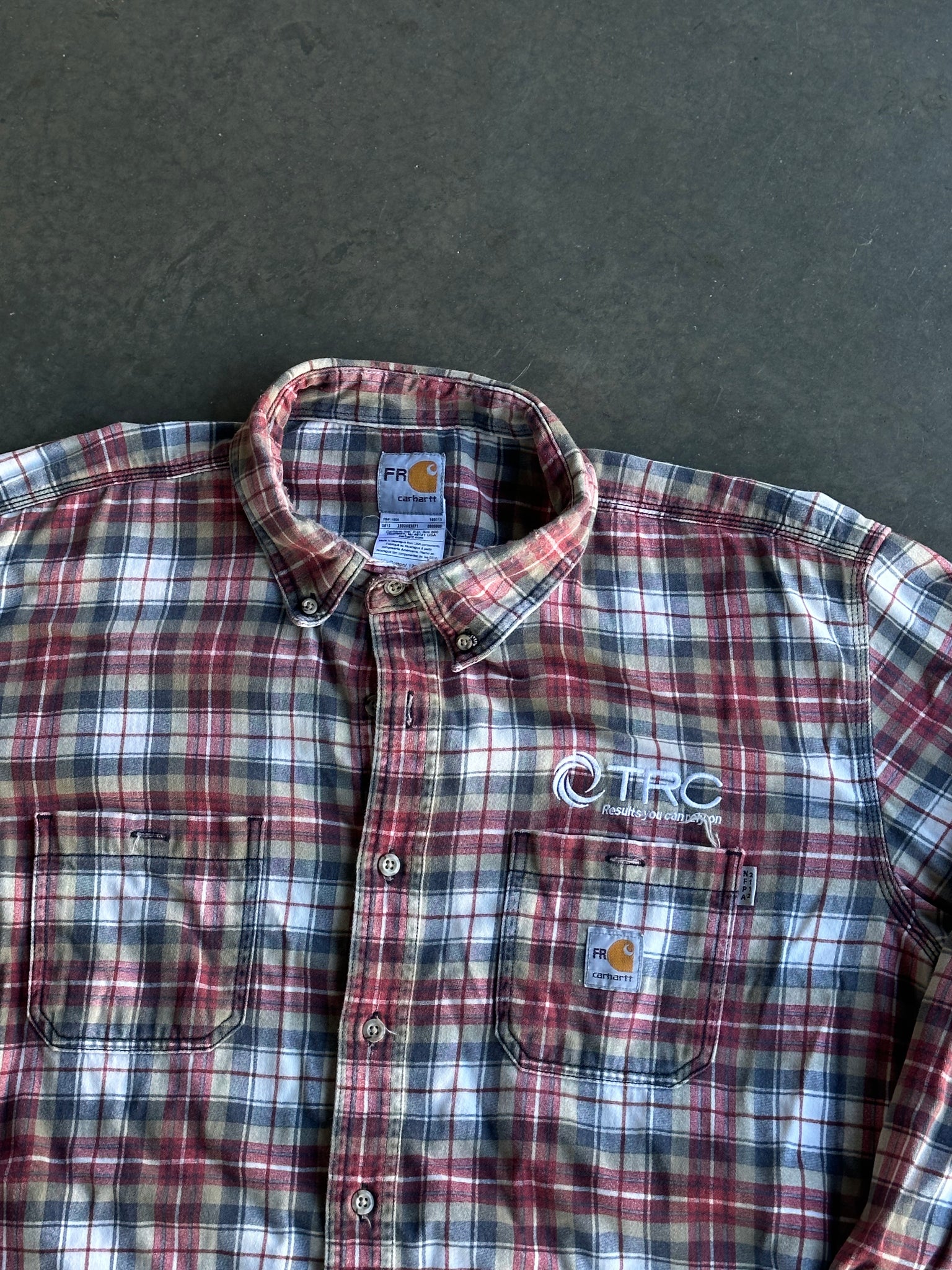 Vintage Carhartt Plaid Shirt 2XL