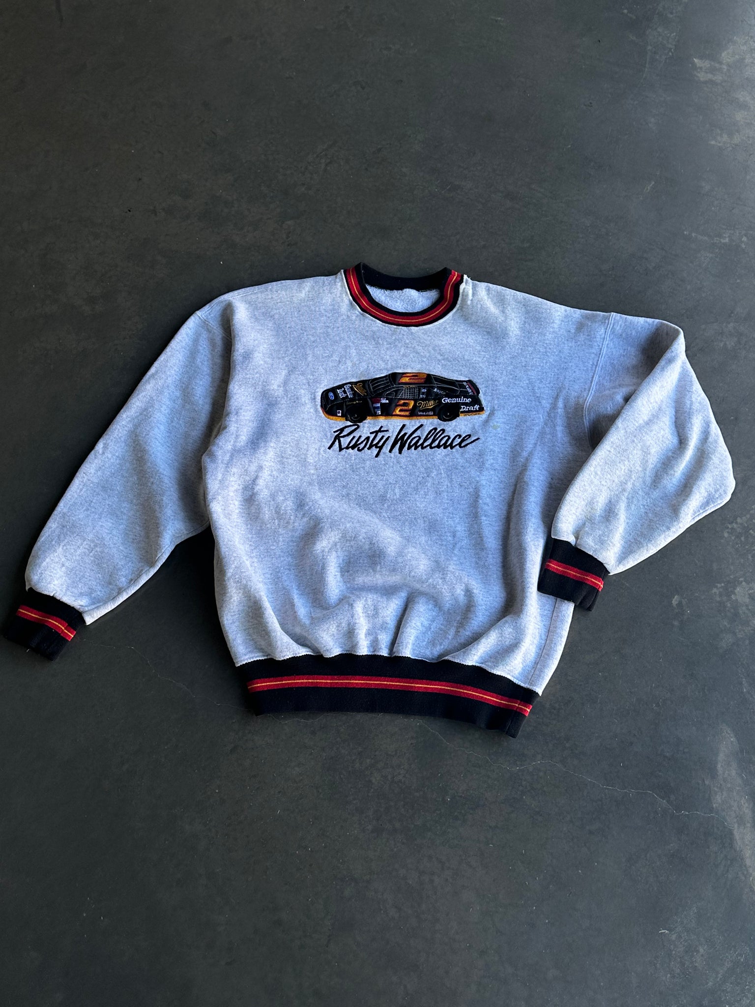 Vintage Rusty Wallace Sweater L