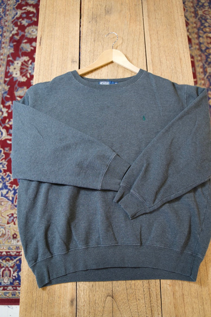 Grey Polo Knit