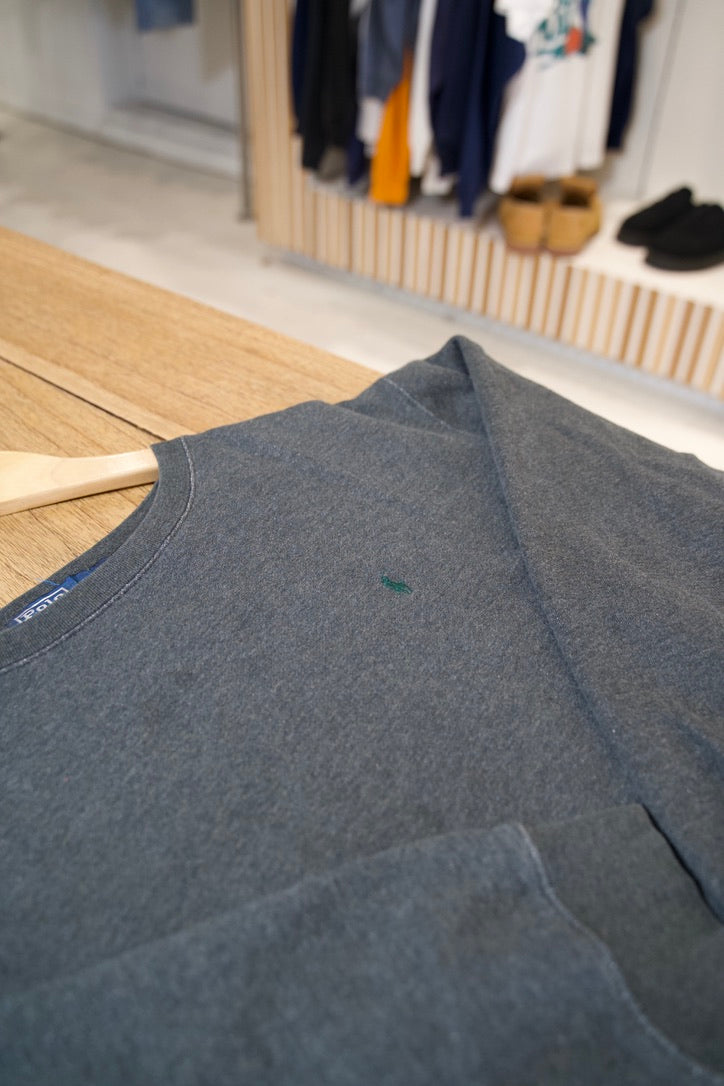 Grey Polo Knit