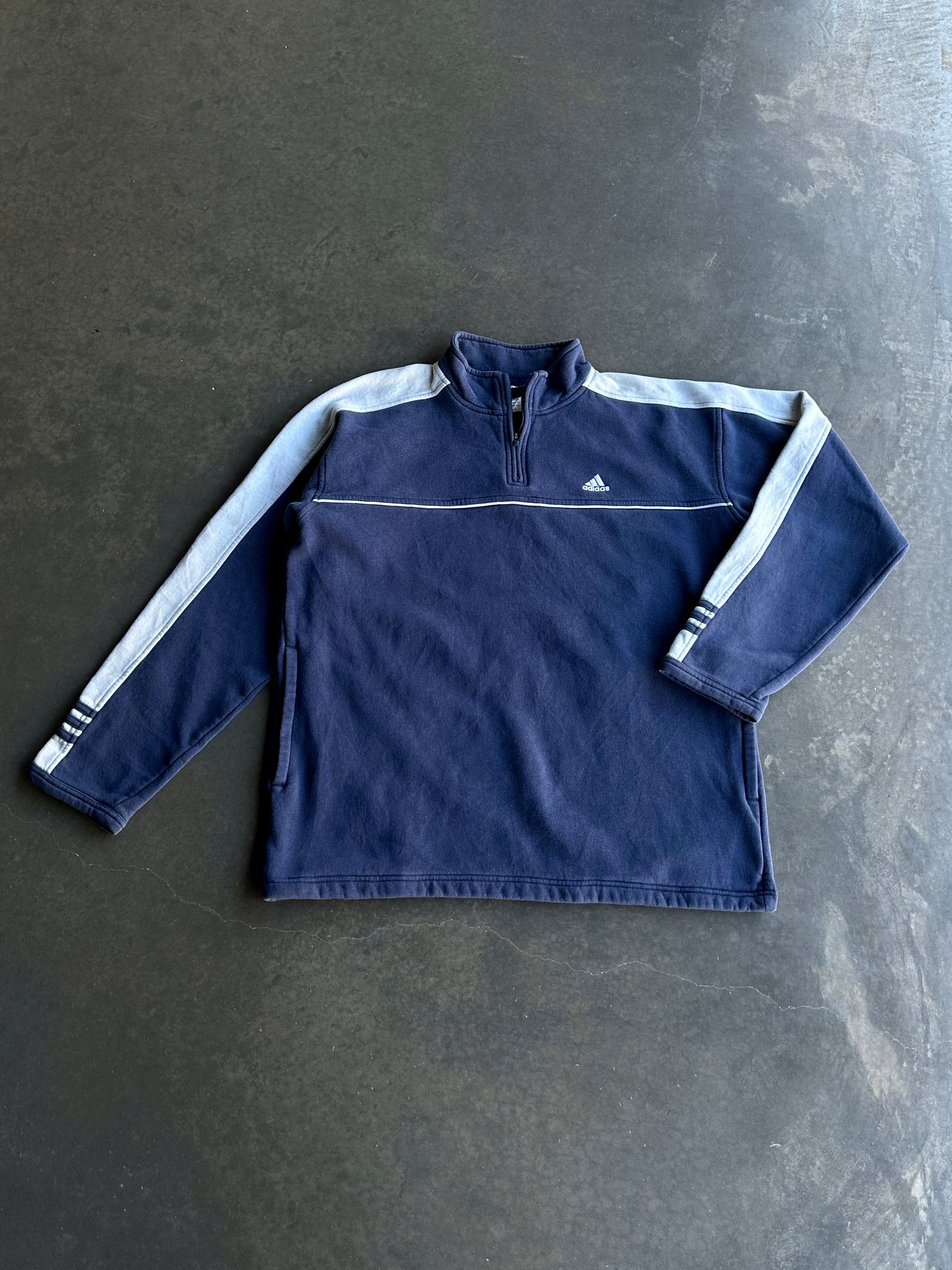 Vintage Adidas QZ Sweater L
