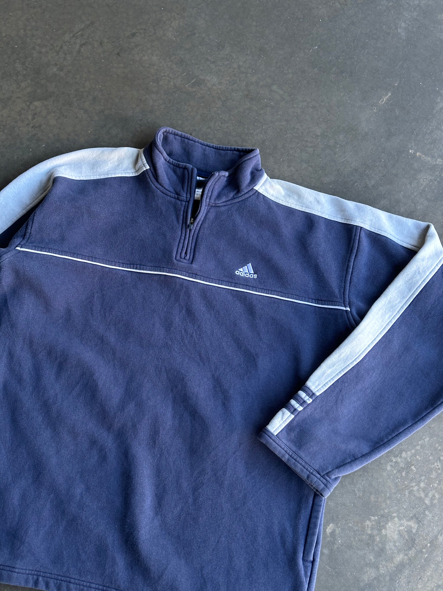 Vintage Adidas QZ Sweater L