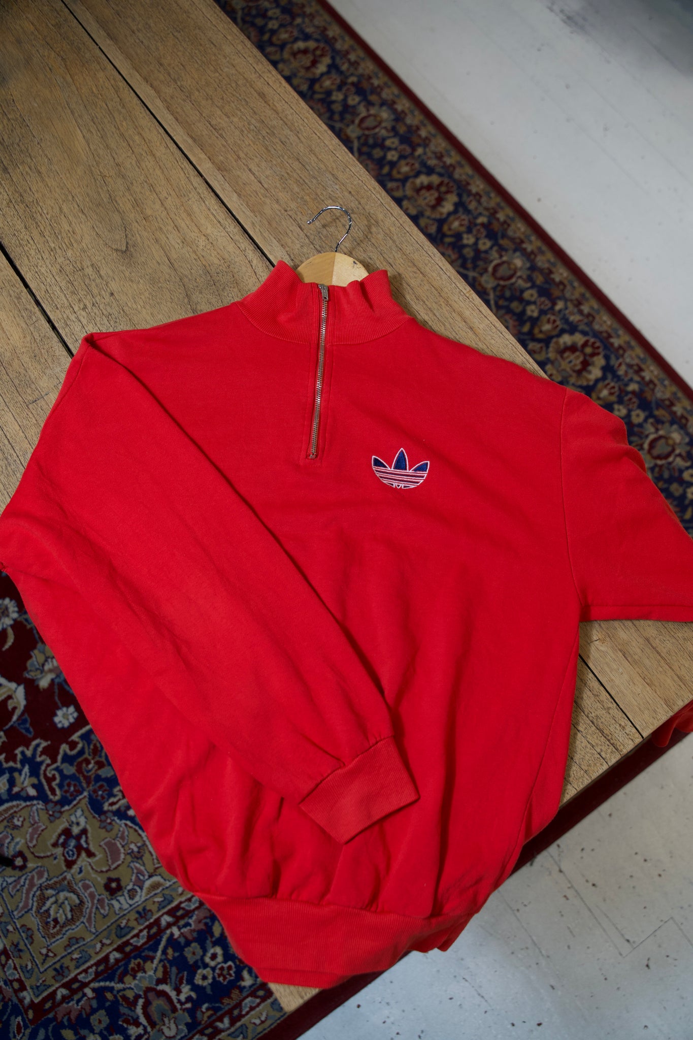 Red Adidas Quater Zip