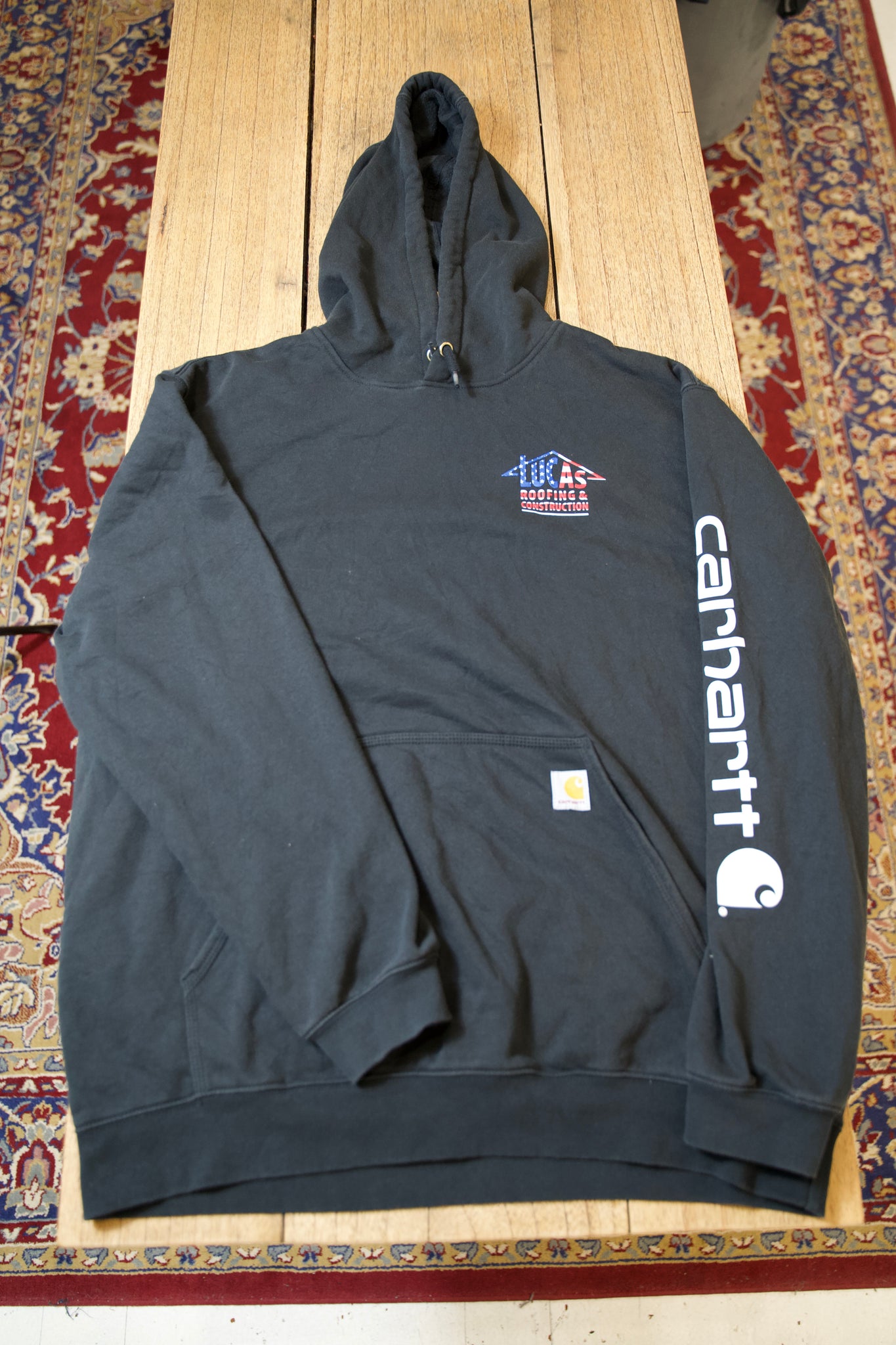 Lucas Construction Carharrt Hoodie