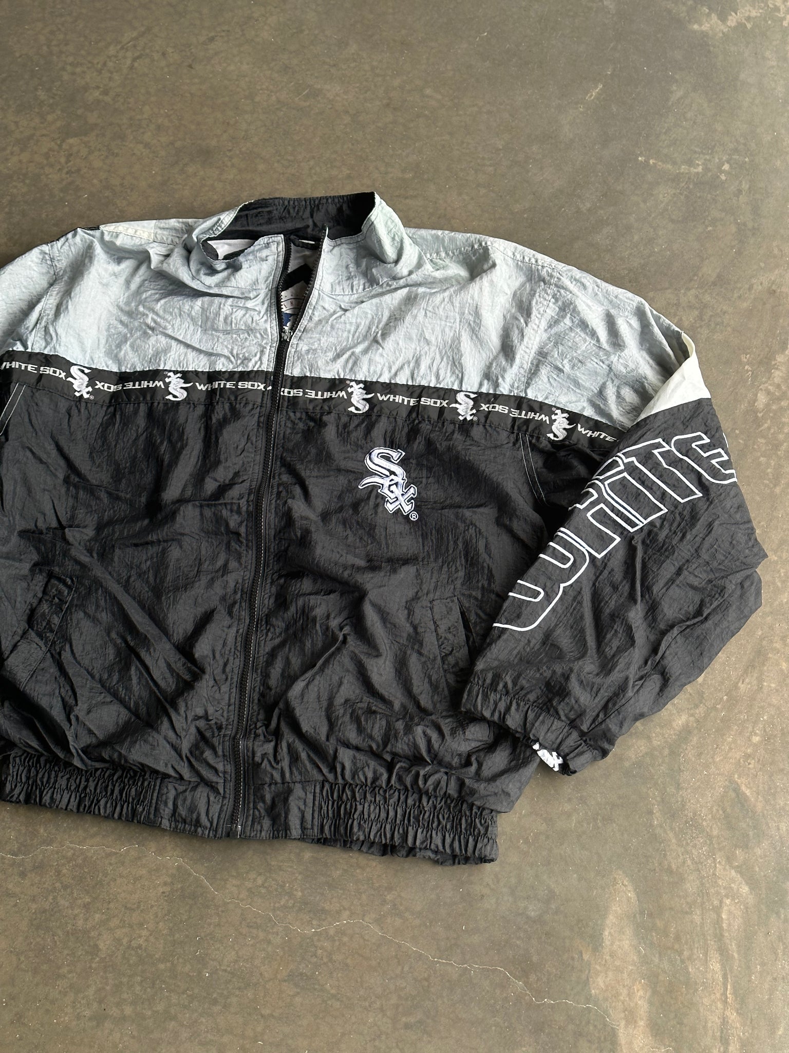 Vintage White Socks Windbreaker