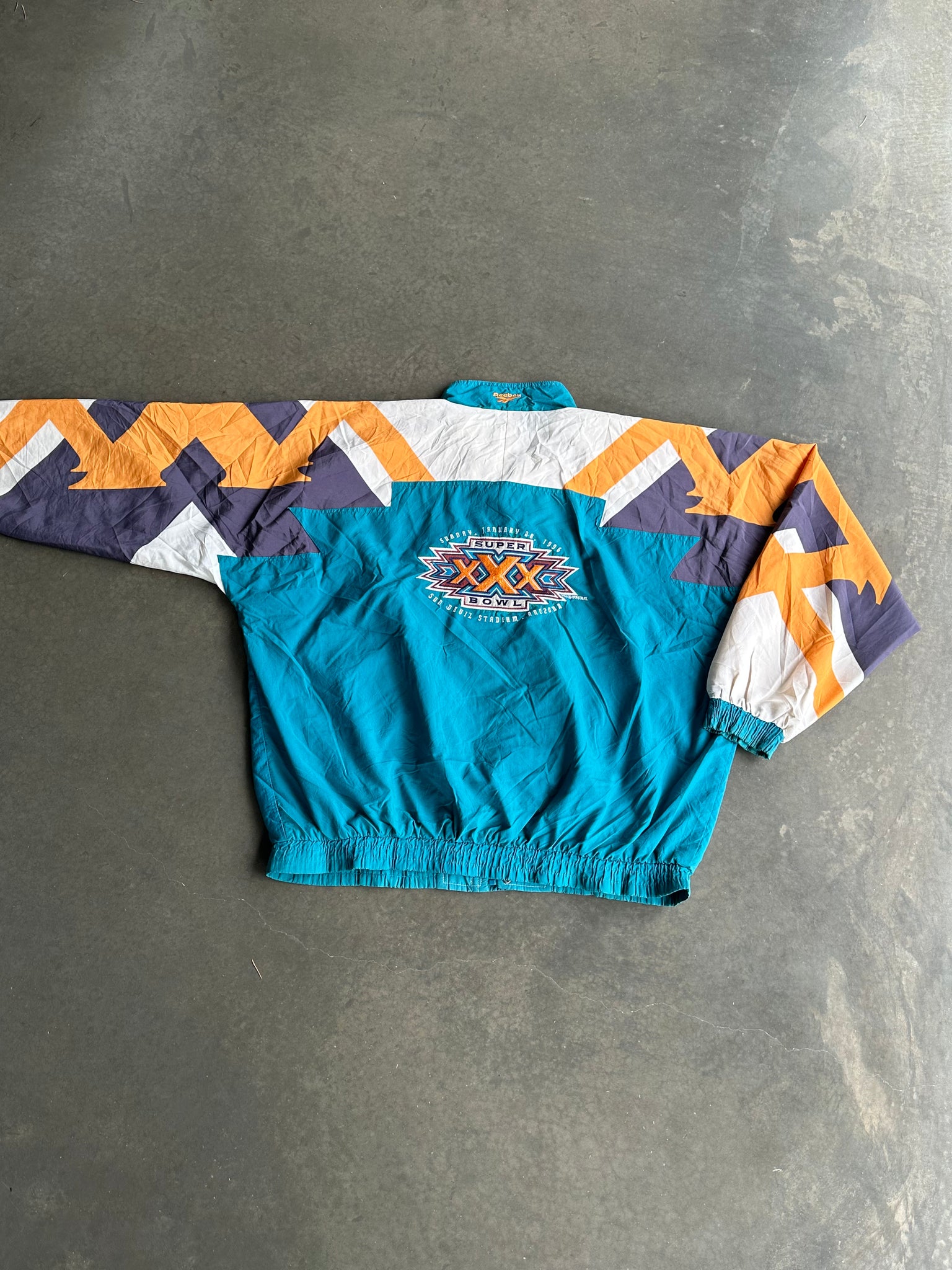 Vintage Reebok Superbowl Windbreaker XL