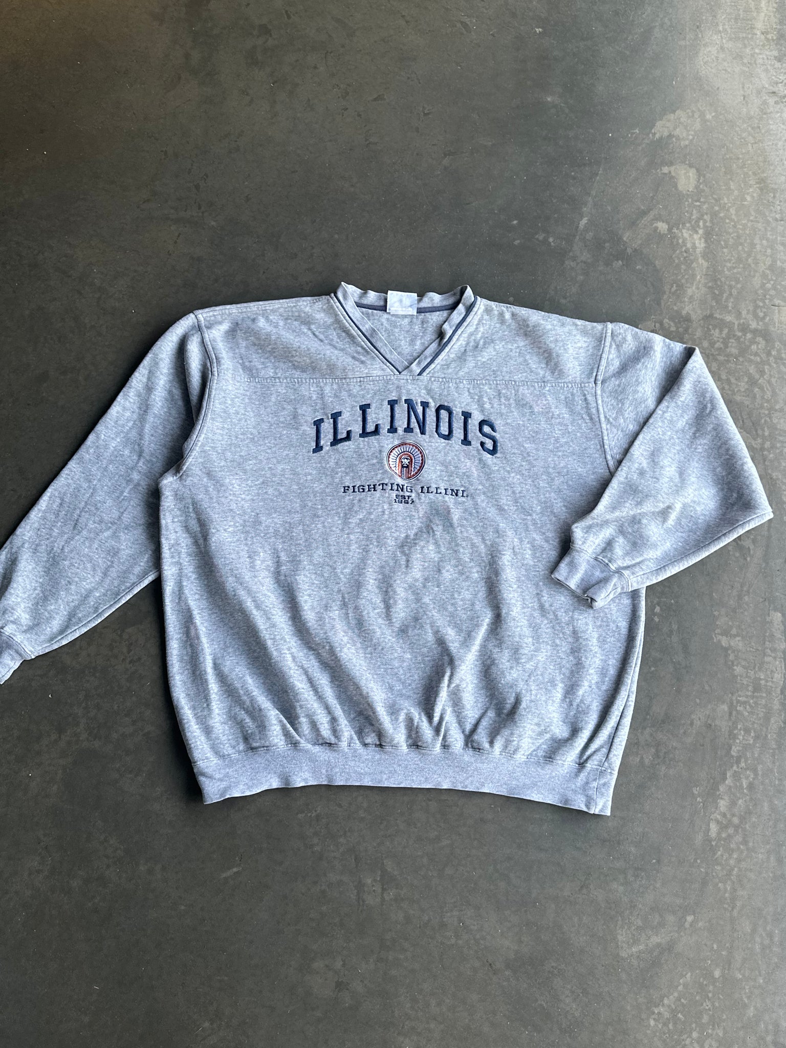 Vintage Illinois Sweater XL