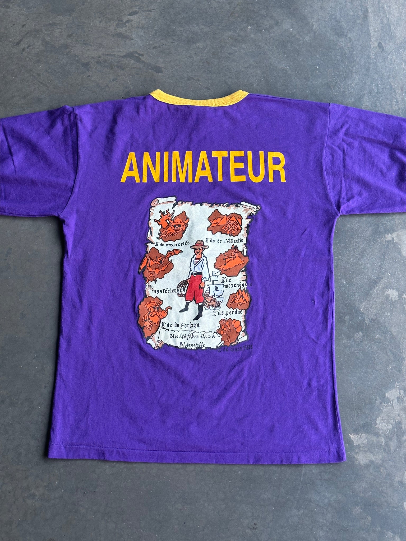 Vintage Blainville Ringer Tee L