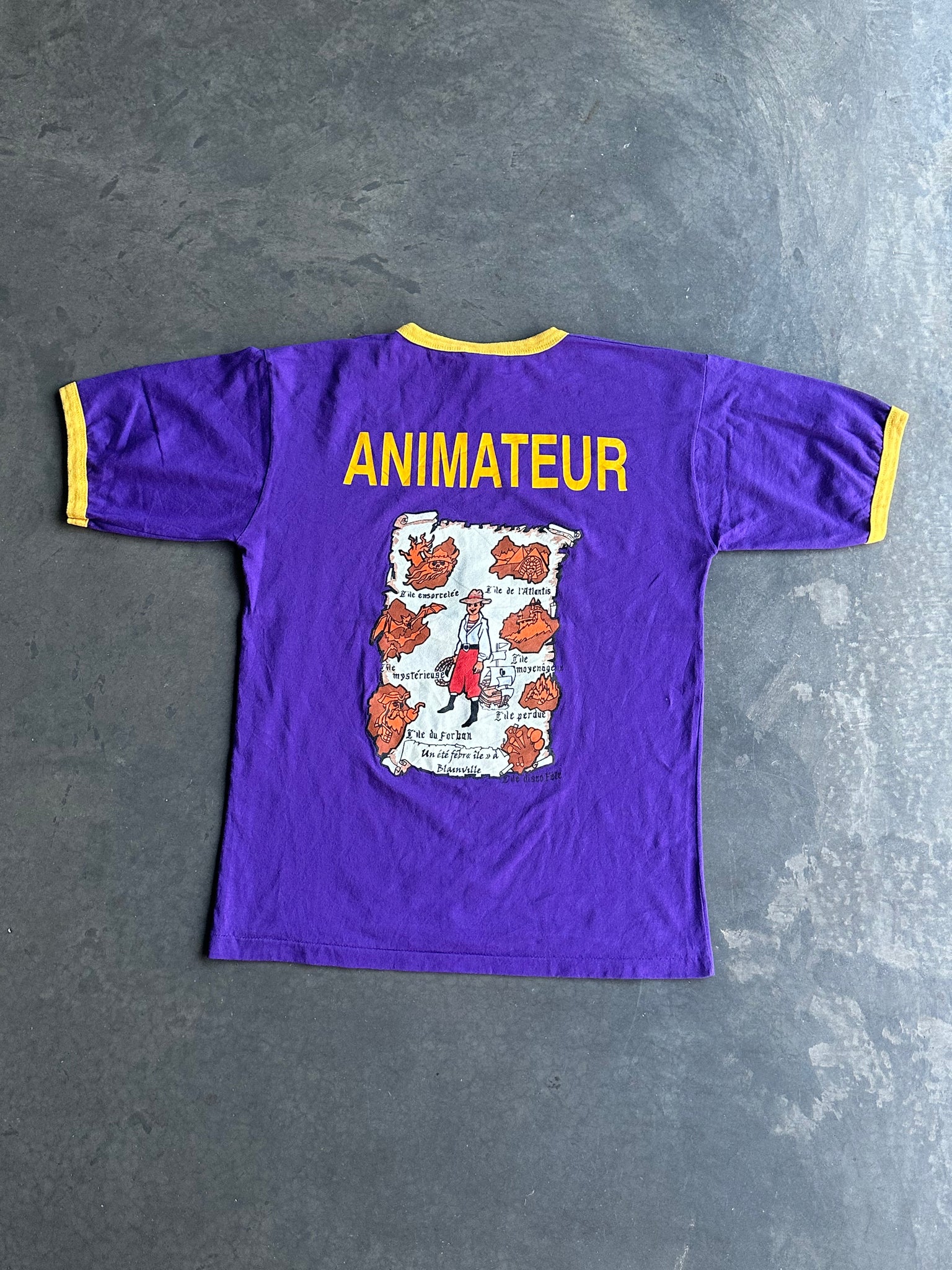 Vintage Blainville Ringer Tee L