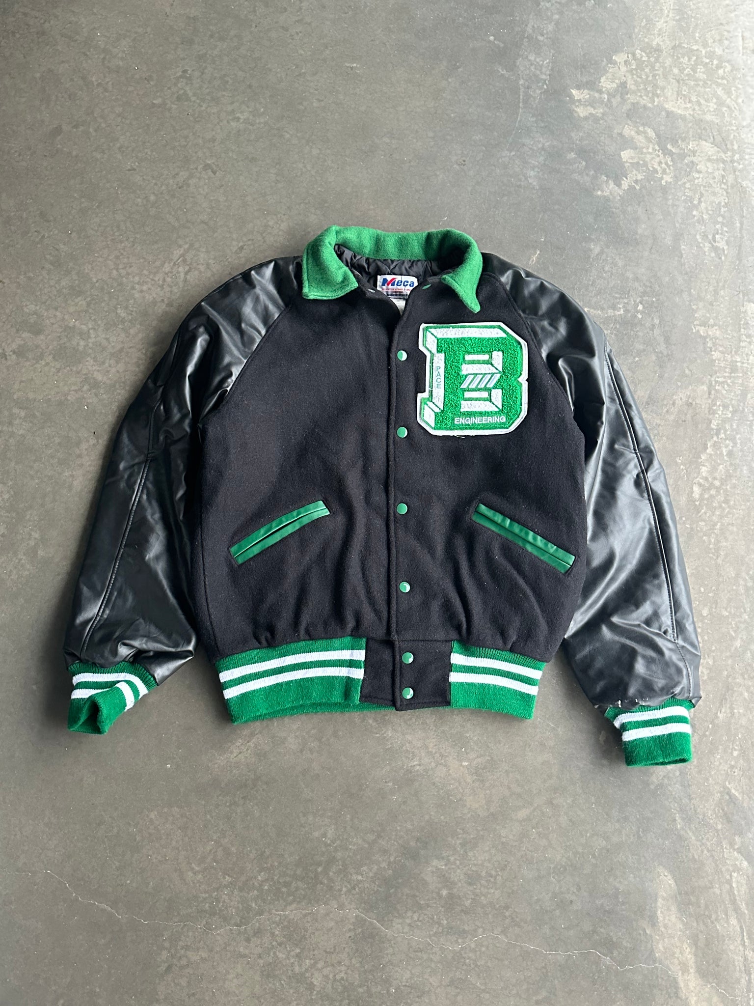Vintage Big B Engineering Varsity Jacket L