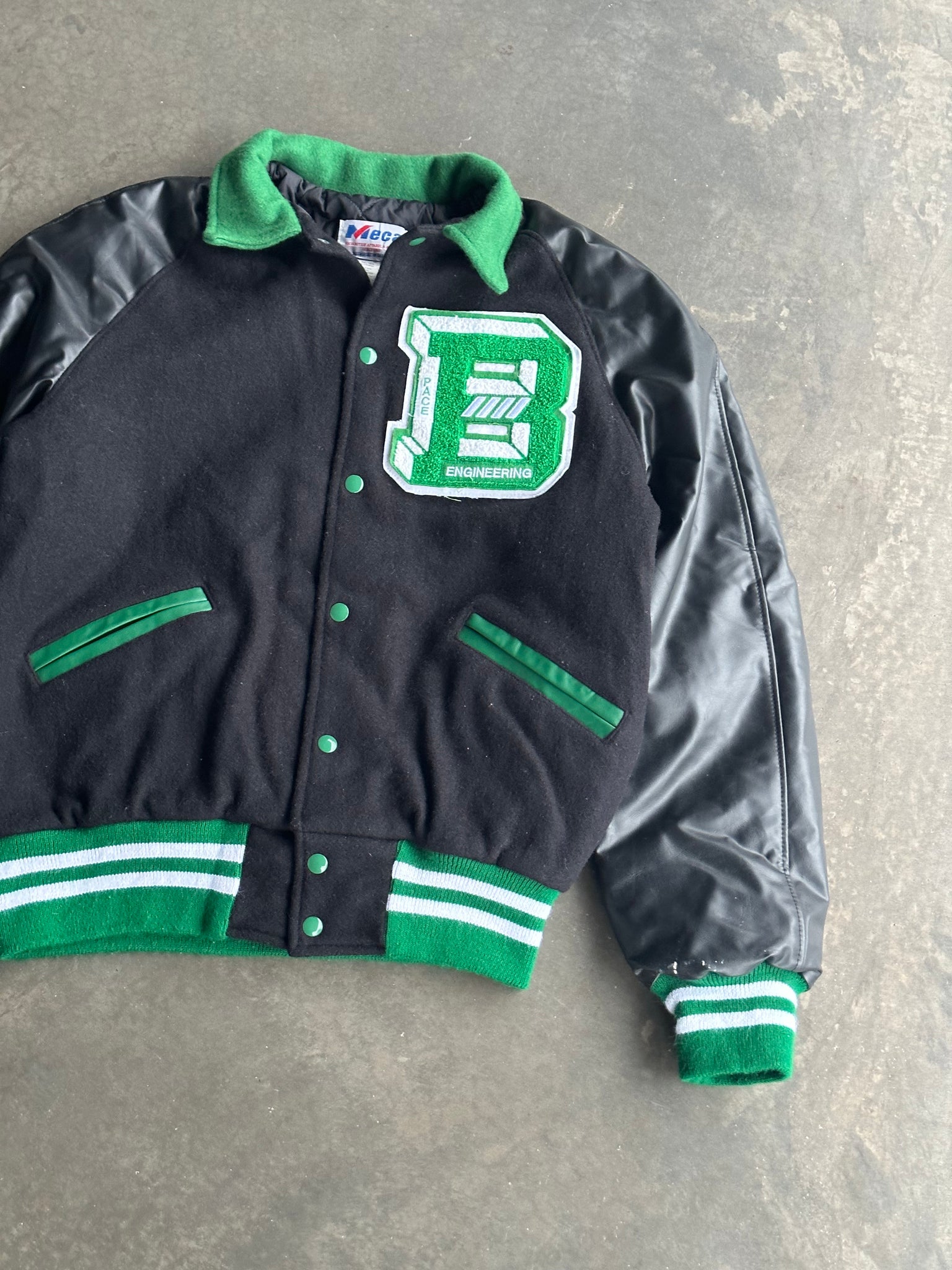 Vintage Big B Engineering Varsity Jacket L