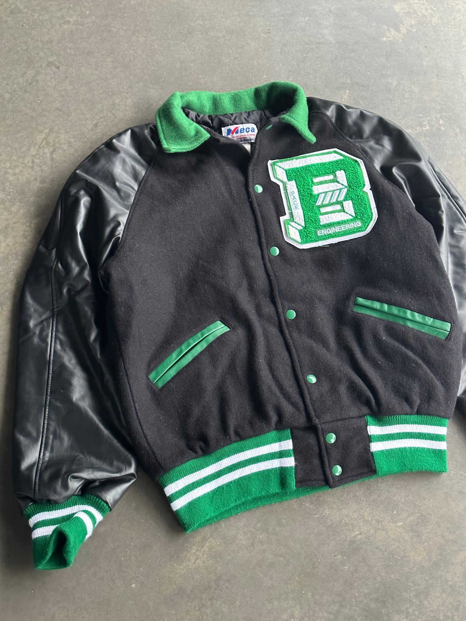 Vintage Big B Engineering Varsity Jacket L