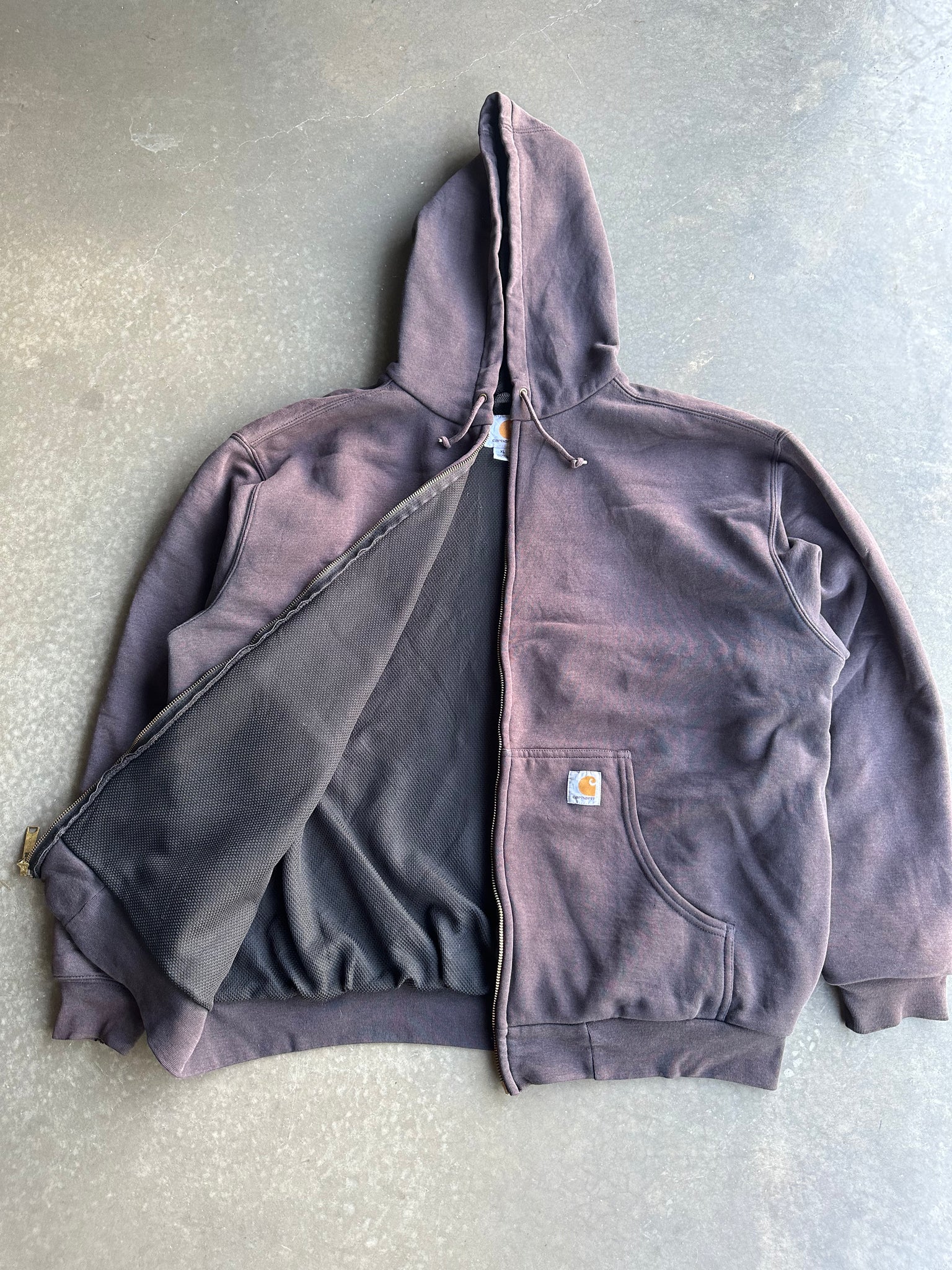 Vintage Carhartt Zip Up Hoodie XL