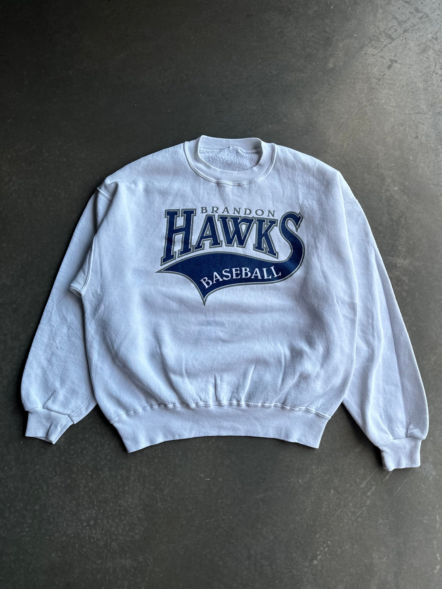 Vintage Hawks Baseball Sweater L