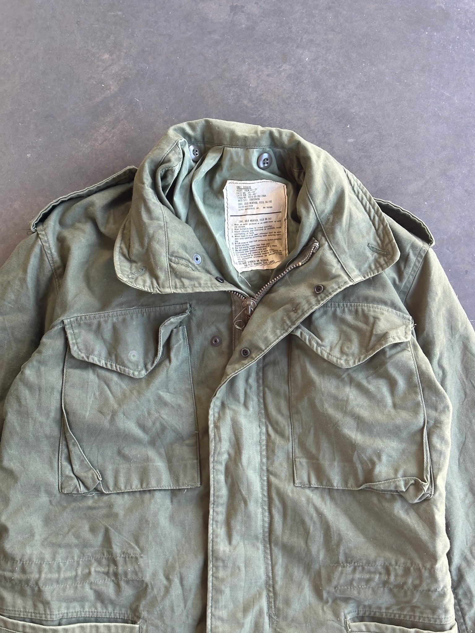 Vintage Alpha Industries Field Coat L
