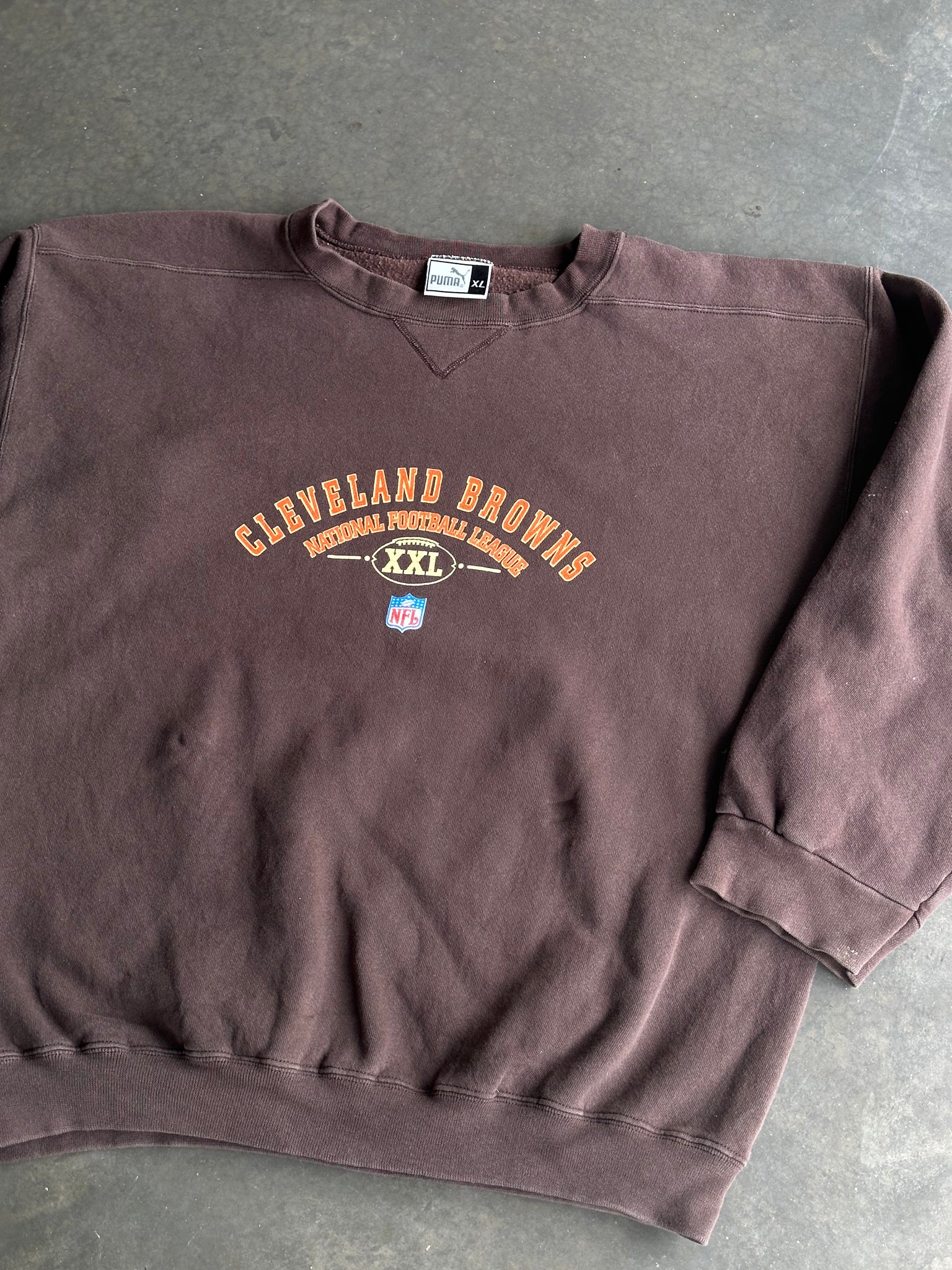Vintage Cleveland Browns Puma Sweater XL