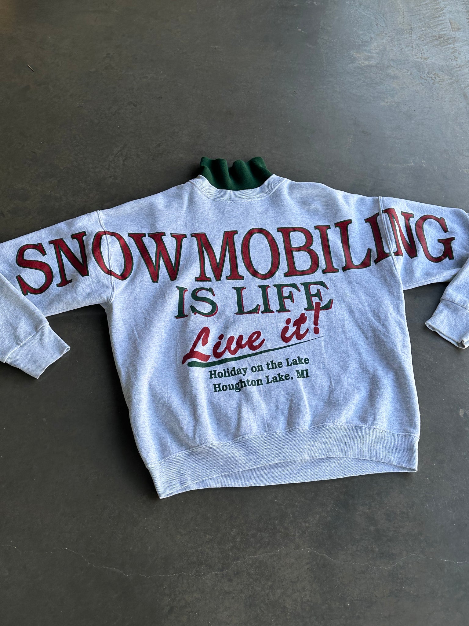 Vintage Snowmobile Sweater L