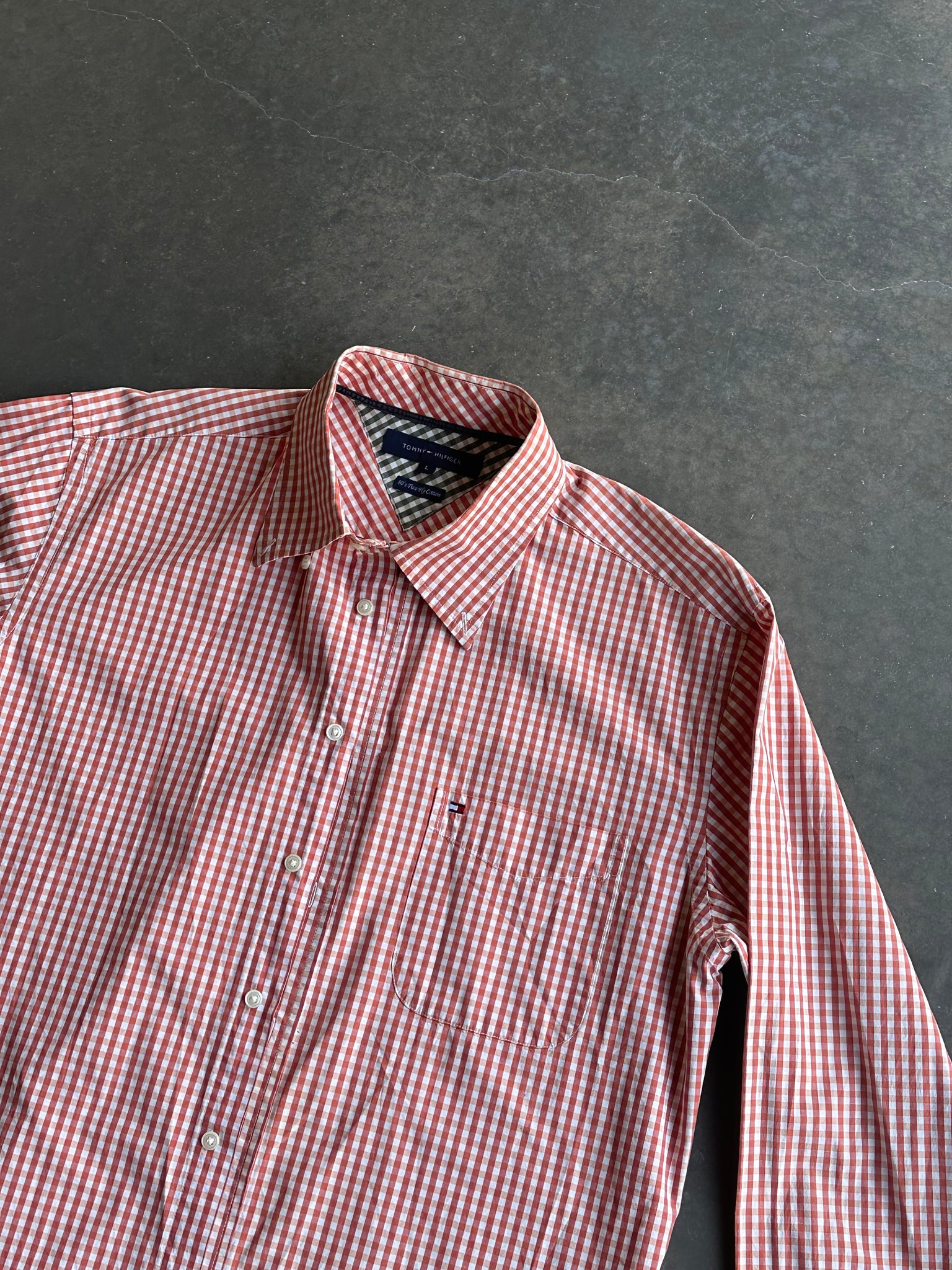 Tommy Hilfiger Red Check Shirt XL