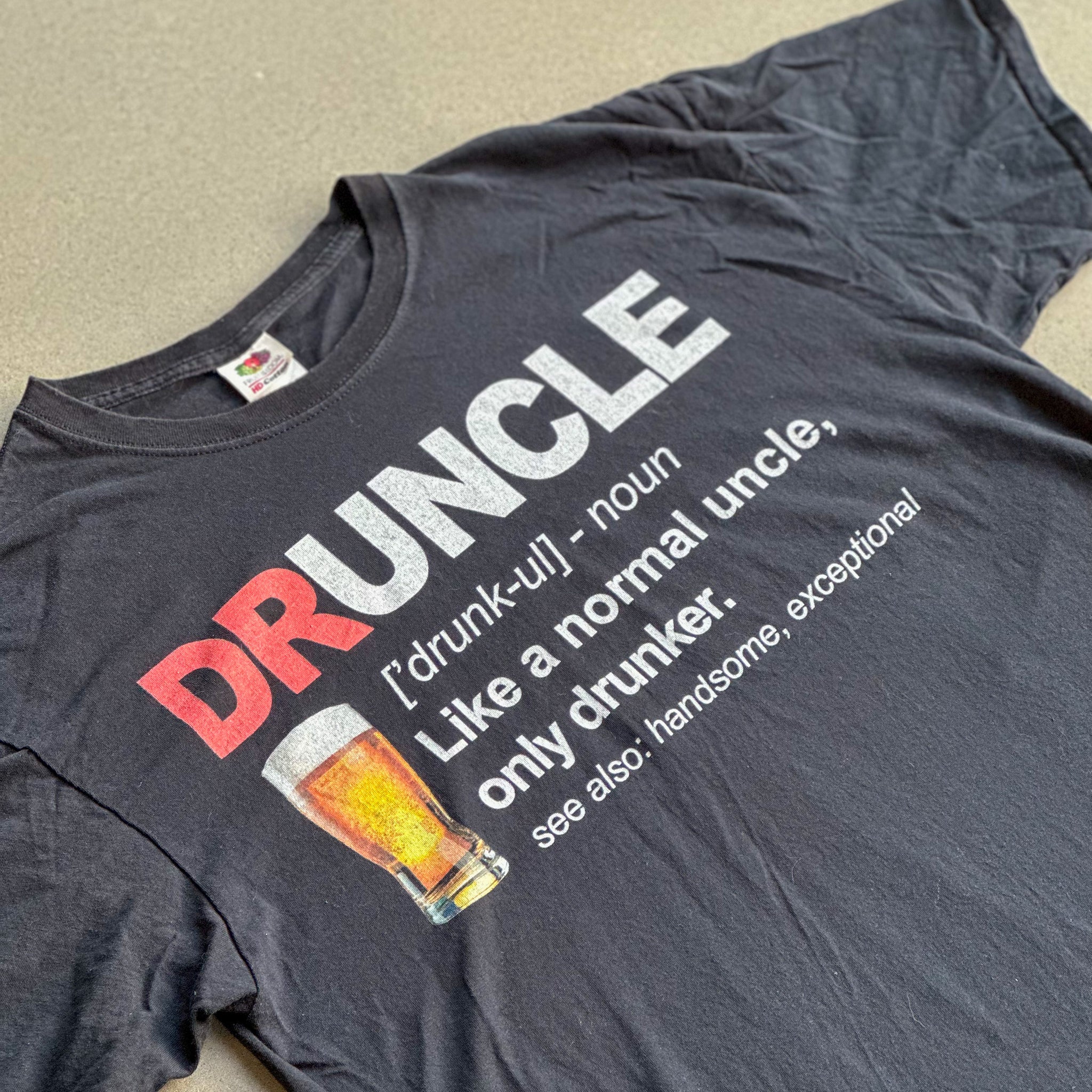 Vintage Druncle Fruit Of The Loom Tee M