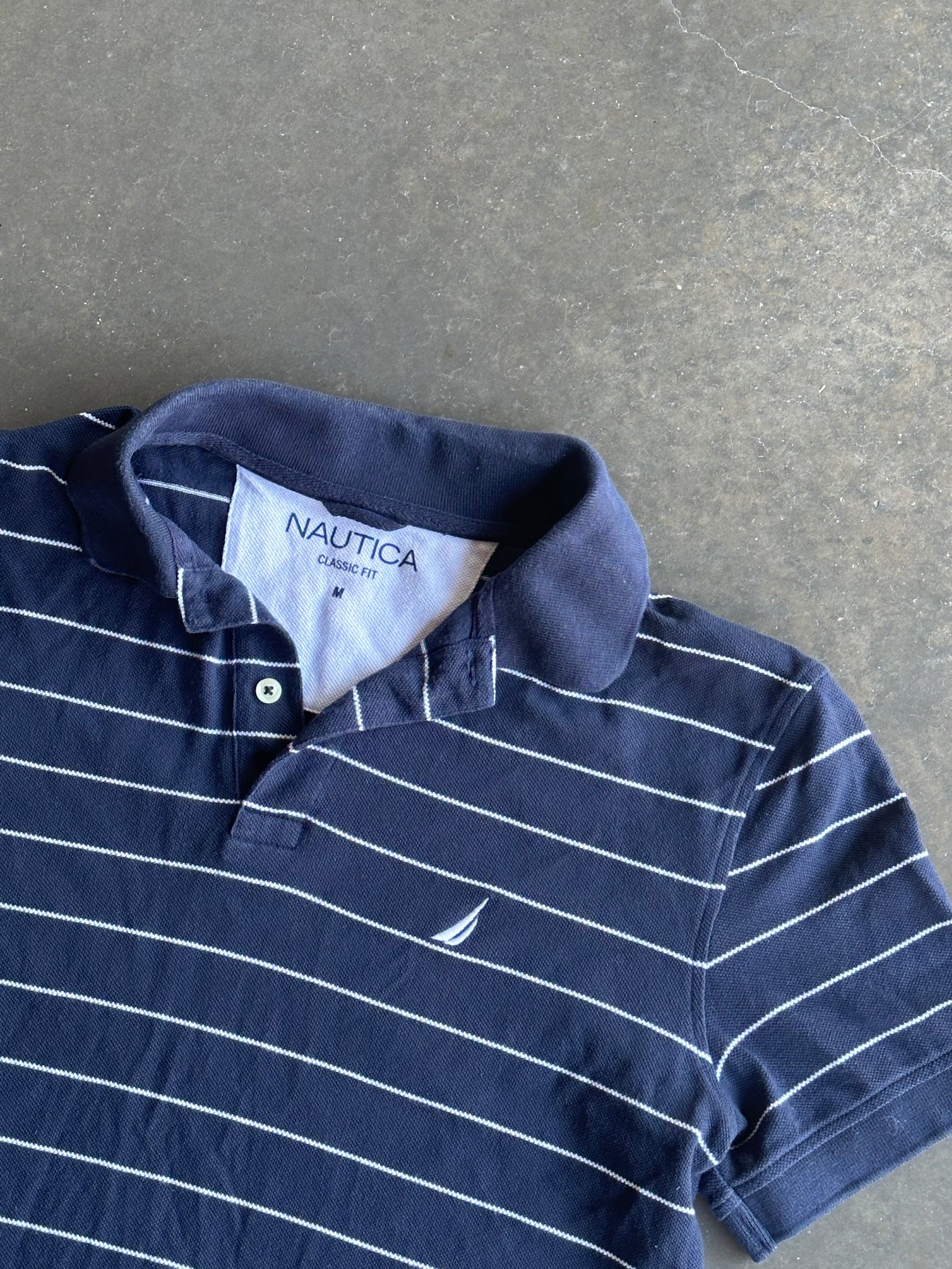 Nautica Striped Polo M