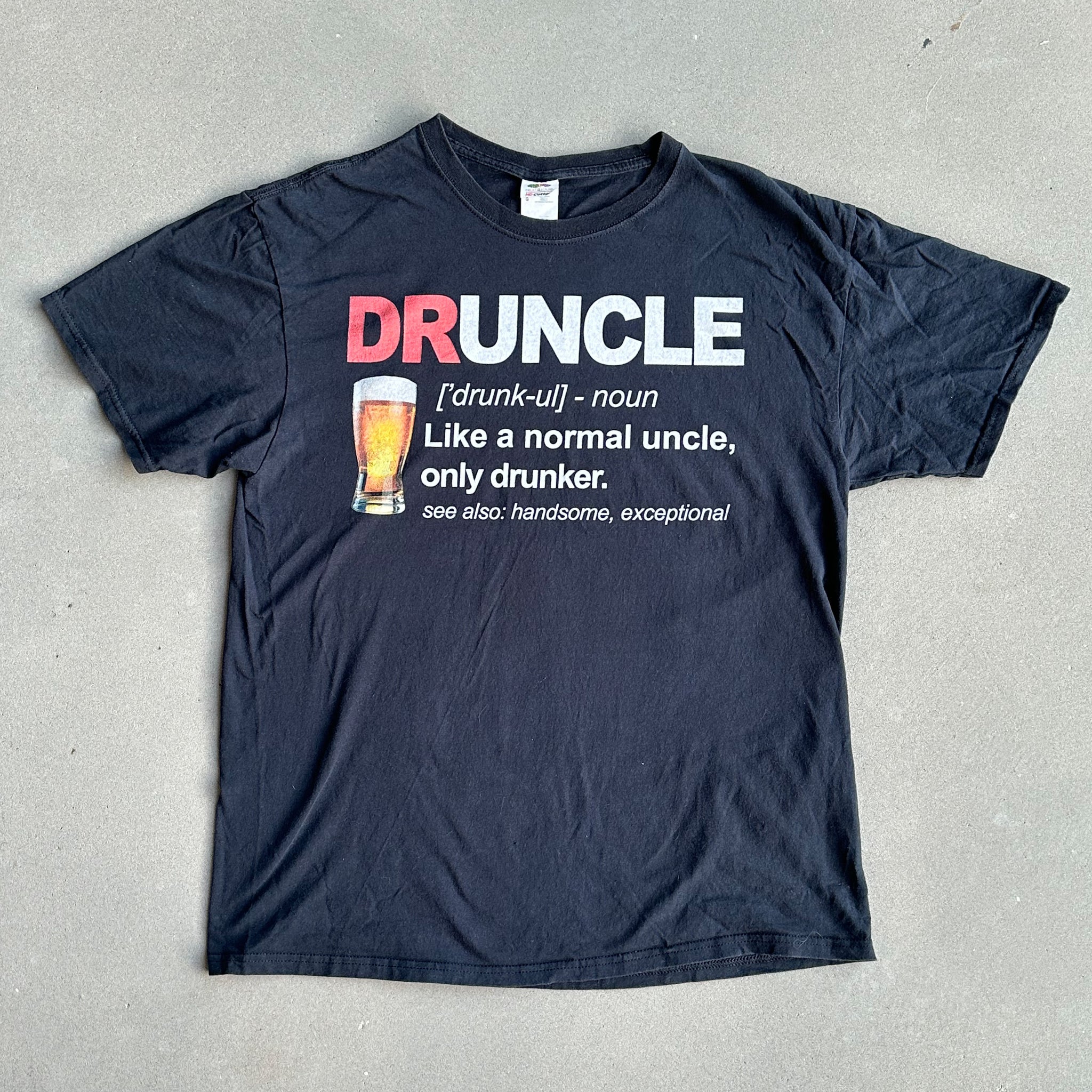 Vintage Druncle Fruit Of The Loom Tee M