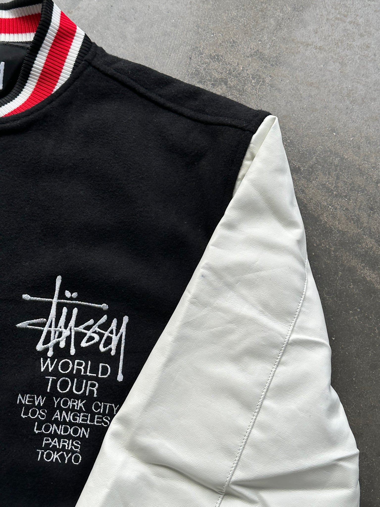 Stussy World Tour Varsity Jacket