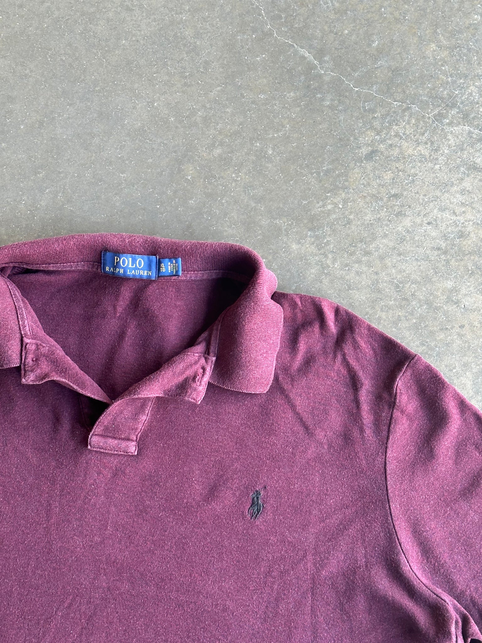 Ralph Lauren Burgendy Polo L