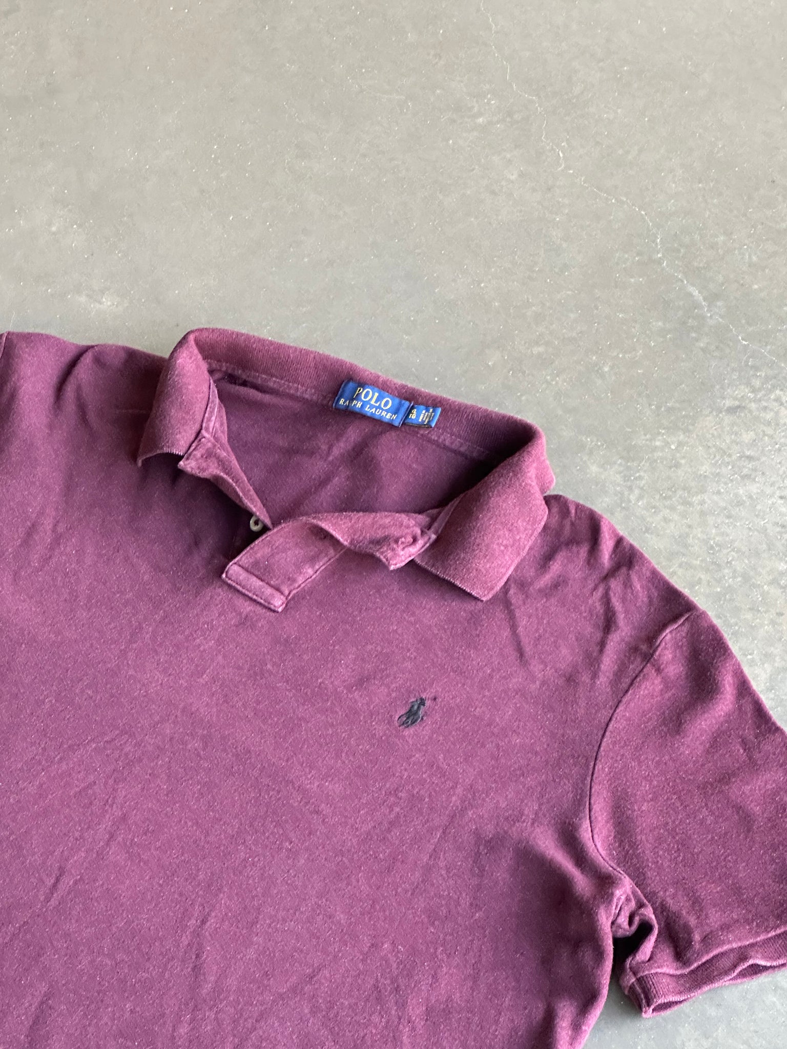 Ralph Lauren Burgendy Polo L