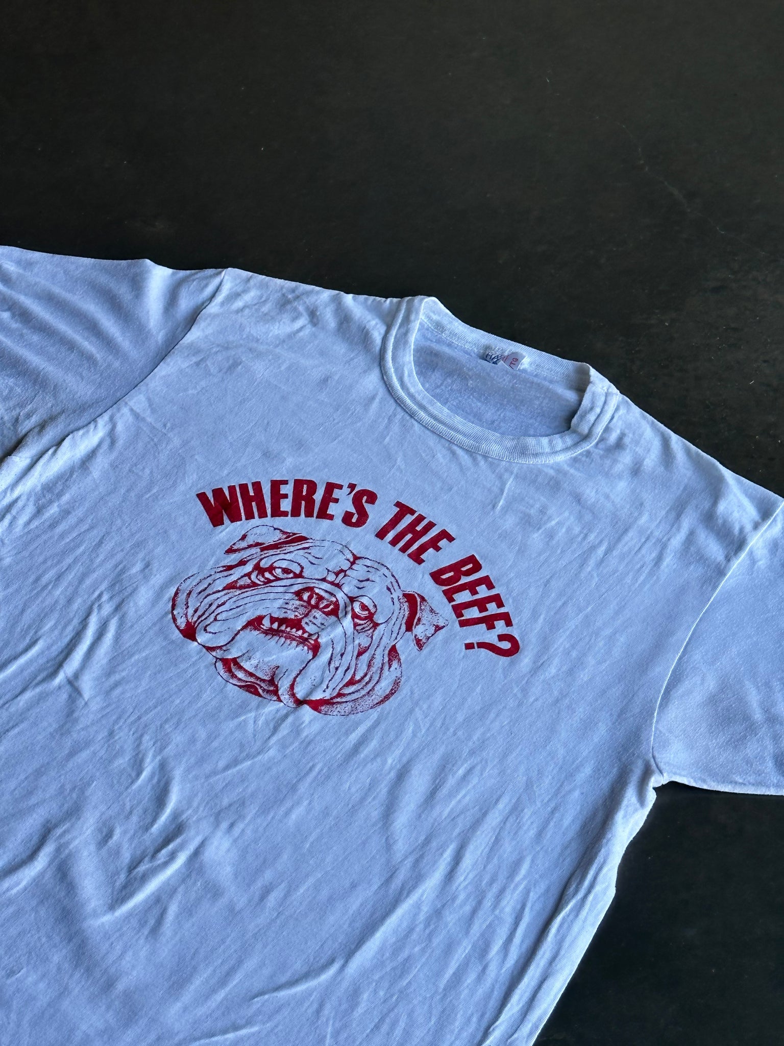Vintage Where's The Beef? Tee M