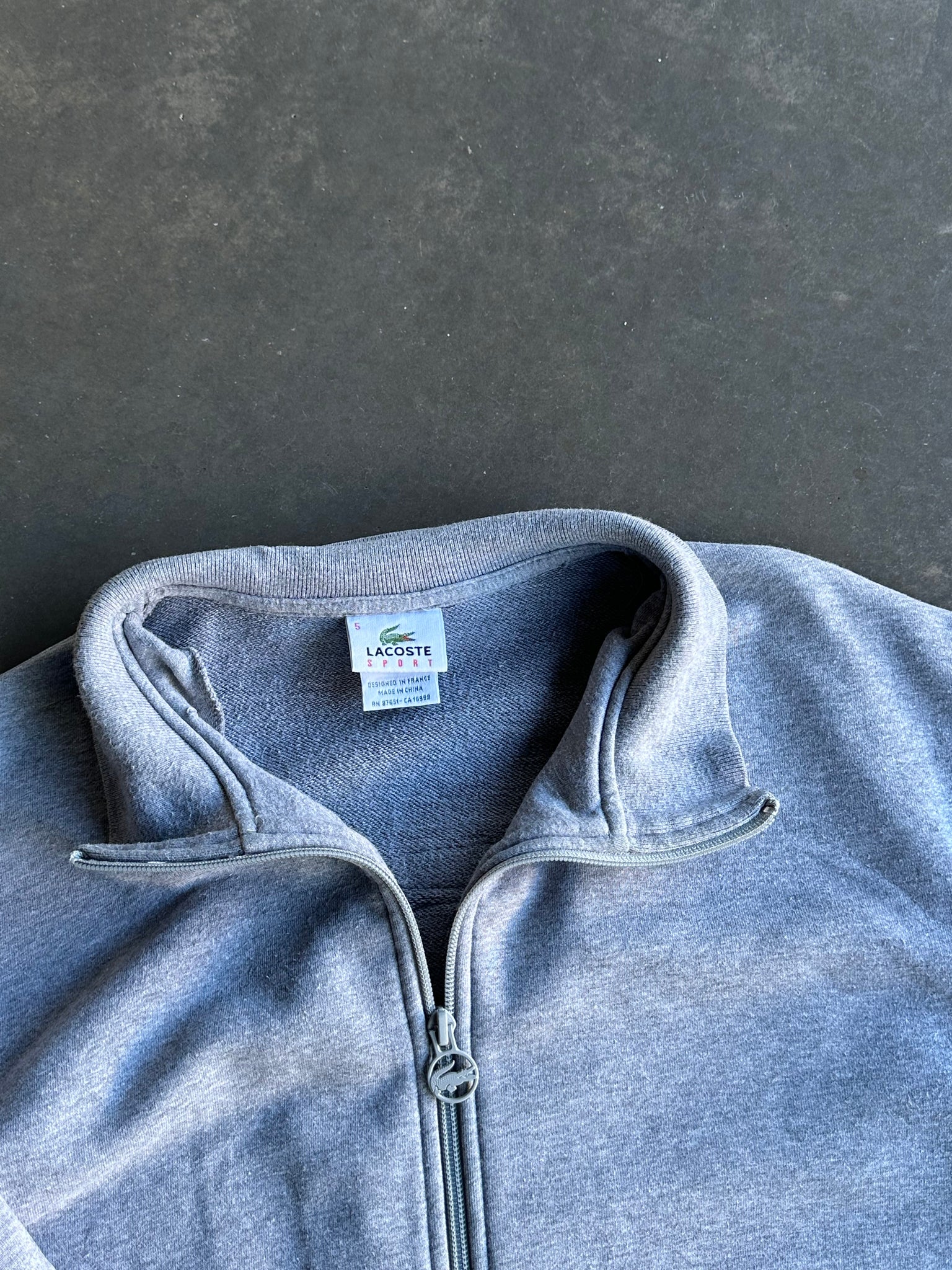 Lacoste Zip Up Sweater L