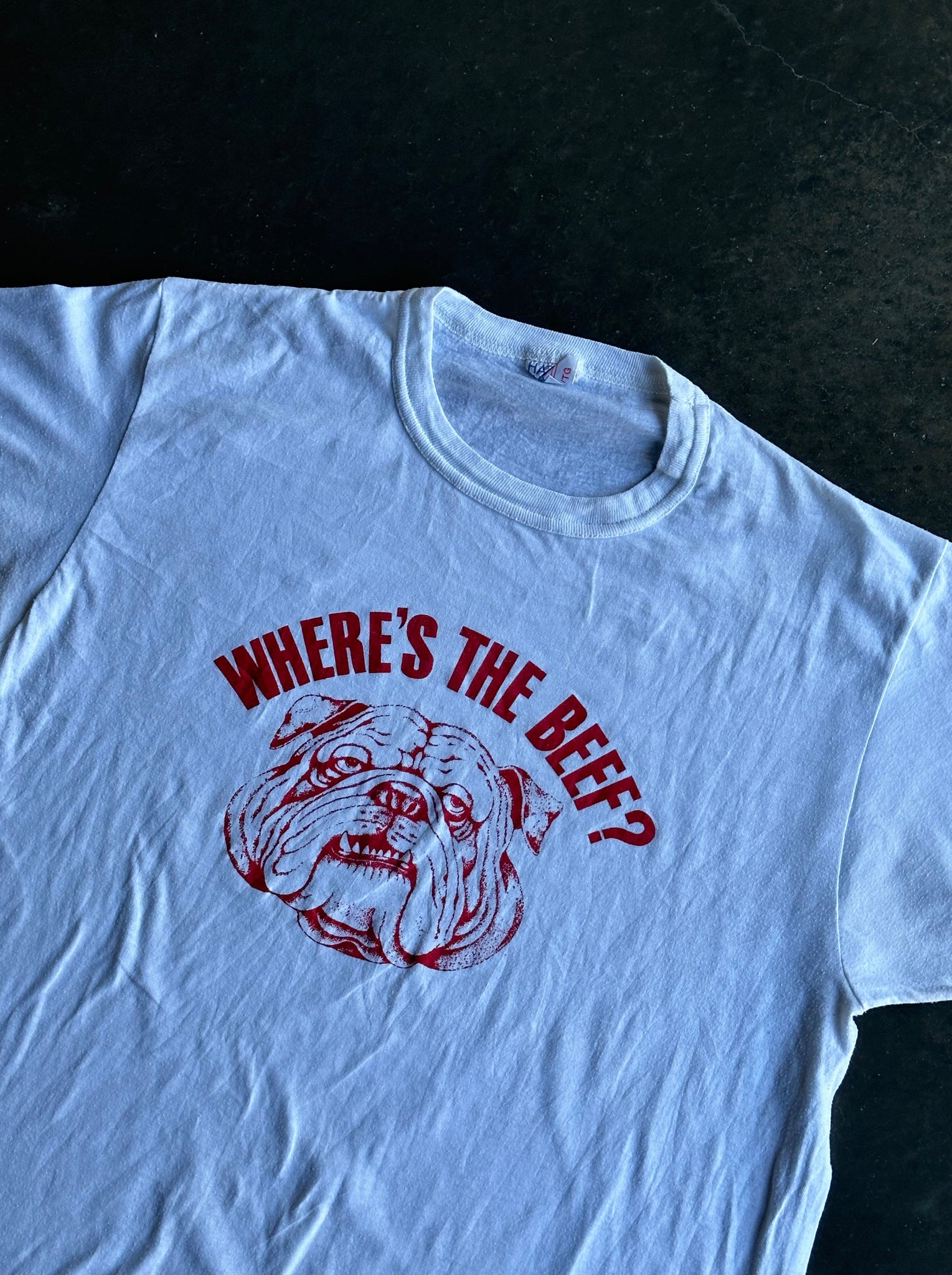 Vintage Where's The Beef? Tee M